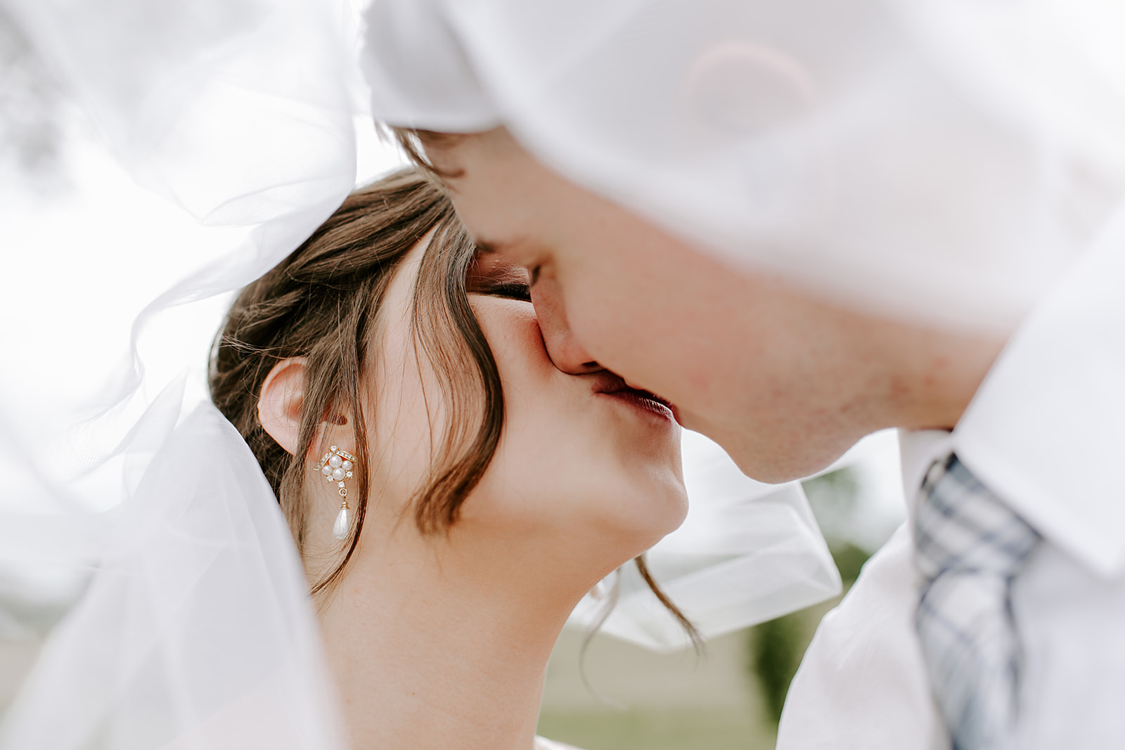 bride and groom portraits | Yorktown, Indiana Wedding by Emily Elyse Wehner, Indiana wedding photographer