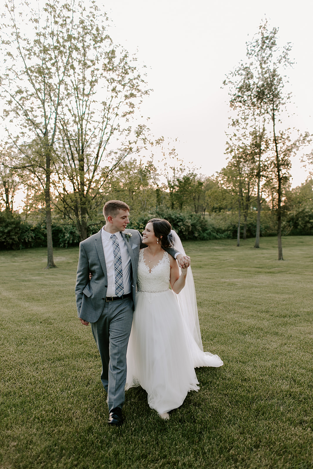 bride and groom portraits | Yorktown, Indiana Wedding by Emily Elyse Wehner, Indiana wedding photographer