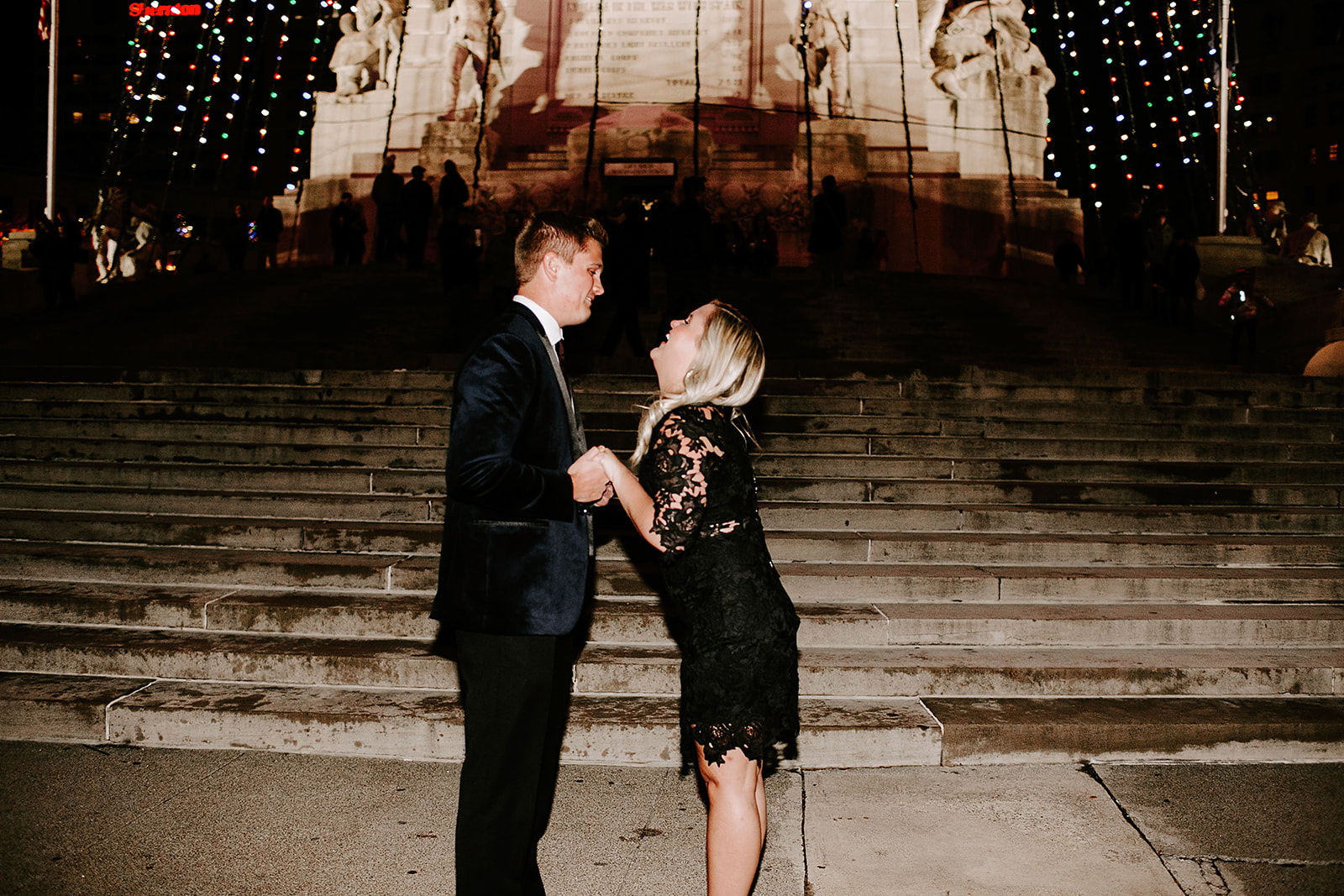 Downtown Indianapolis Proposal by Emily Wehner Photography