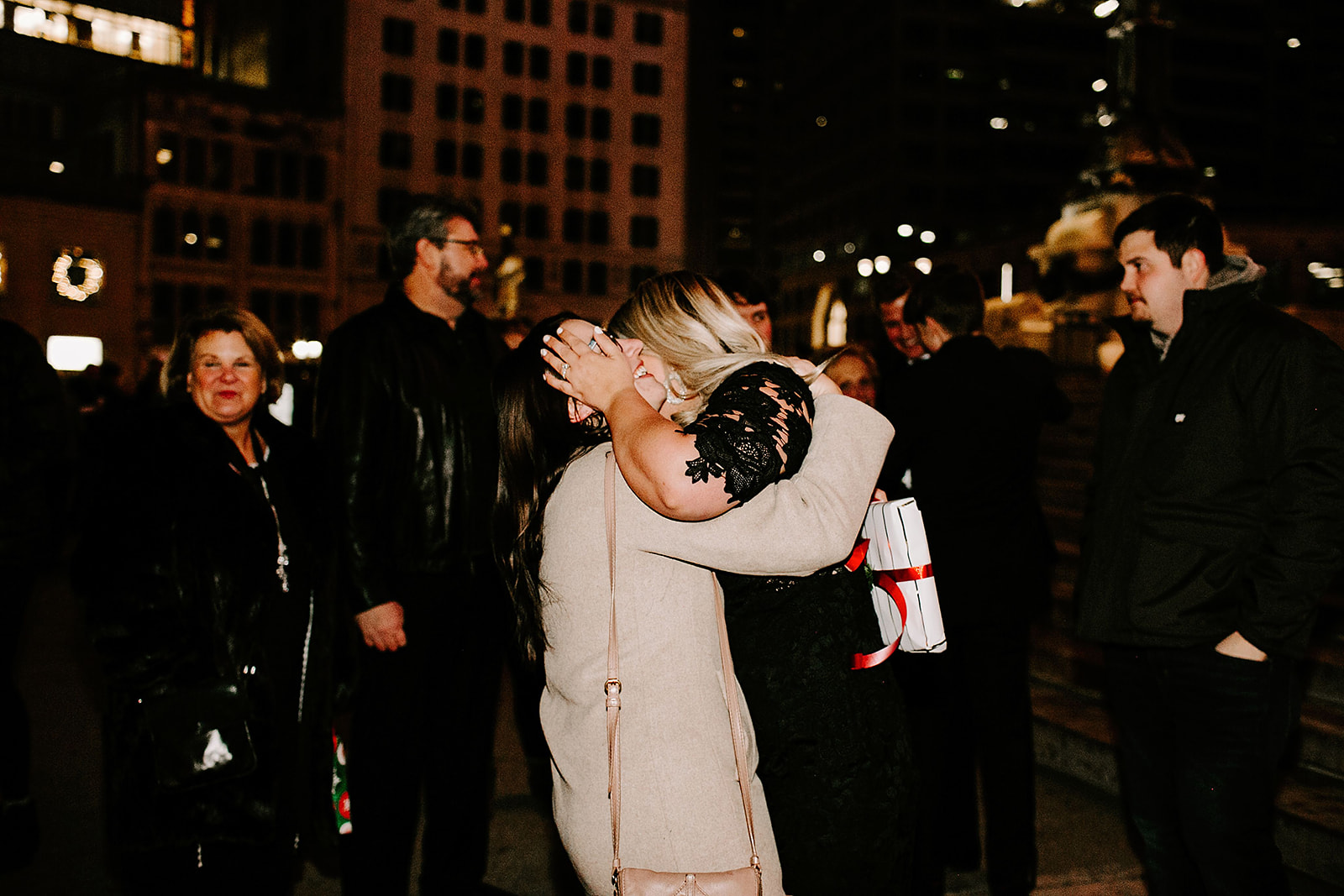 Downtown Indianapolis Proposal by Emily Wehner Photography