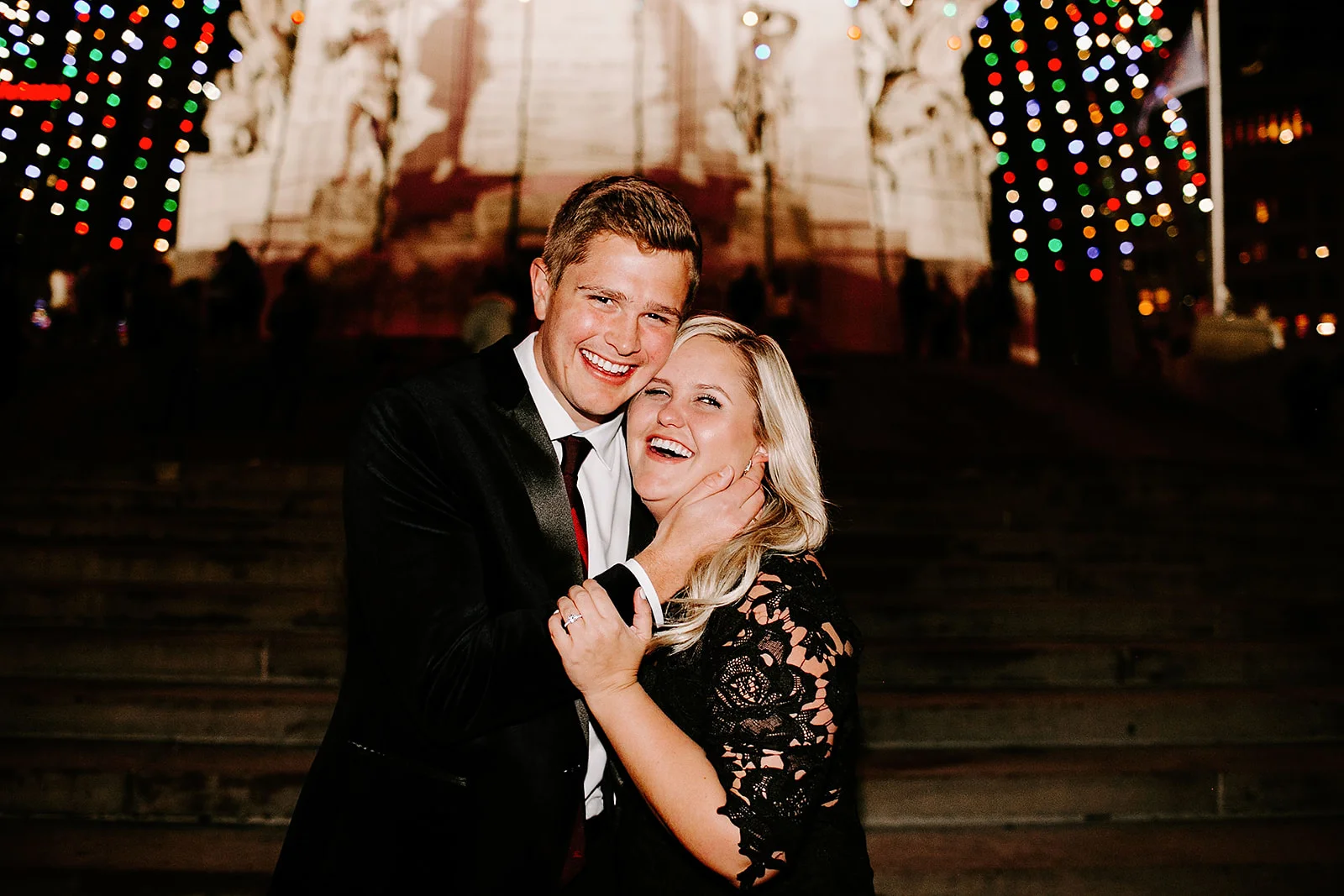 Downtown Indianapolis Proposal by Emily Wehner Photography