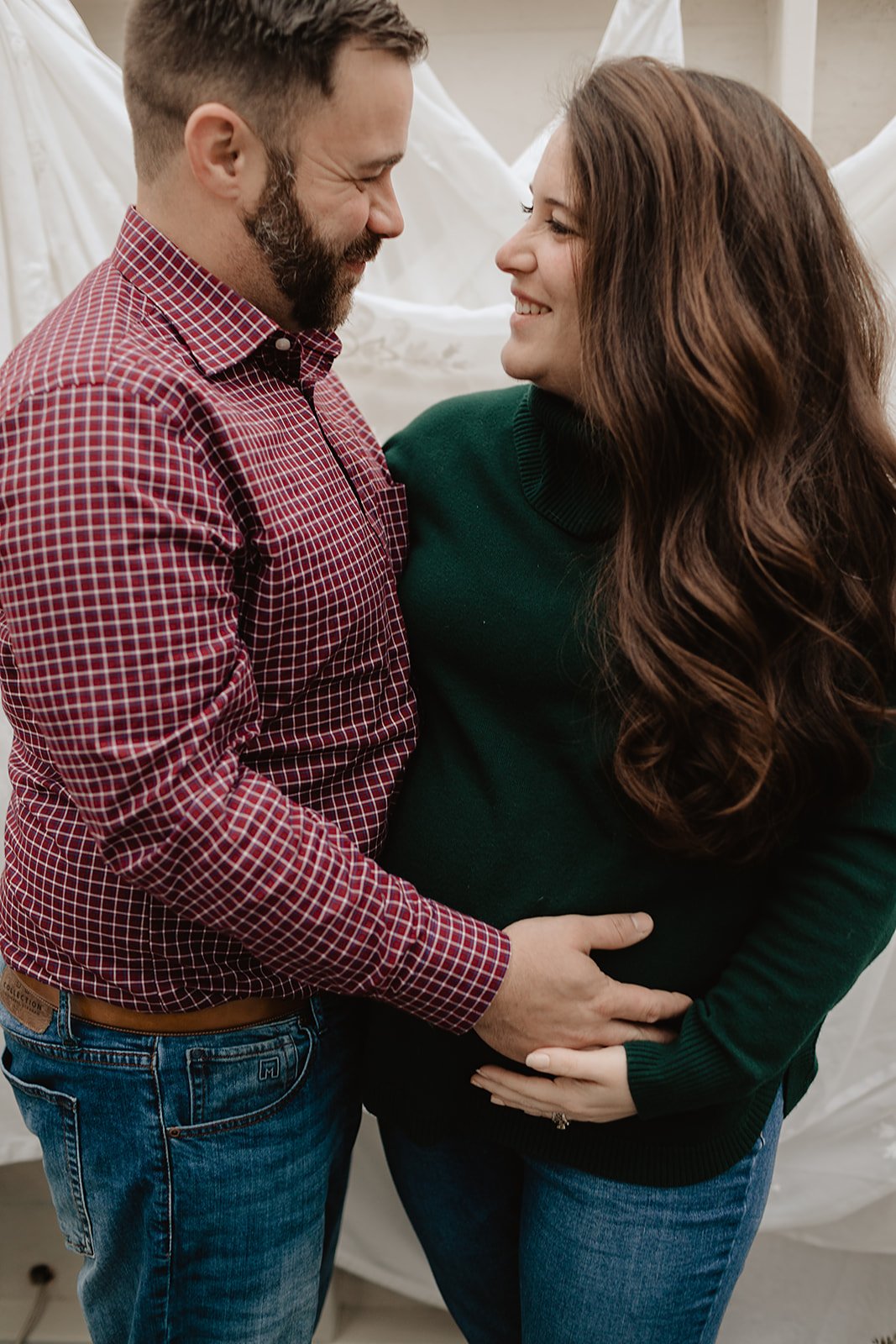 Monica and Brandon Pregnancy Announcement — Emily Wehner