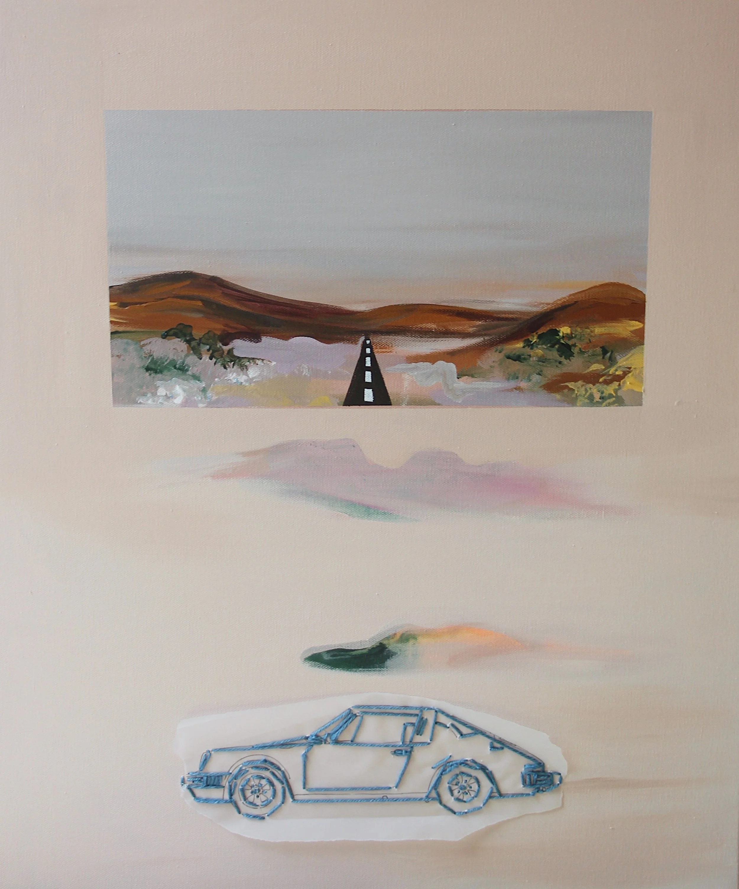  Description: The road of something good  Size: 20x24 inches  Media: acrylic and linen   Available. Contact us for the price   