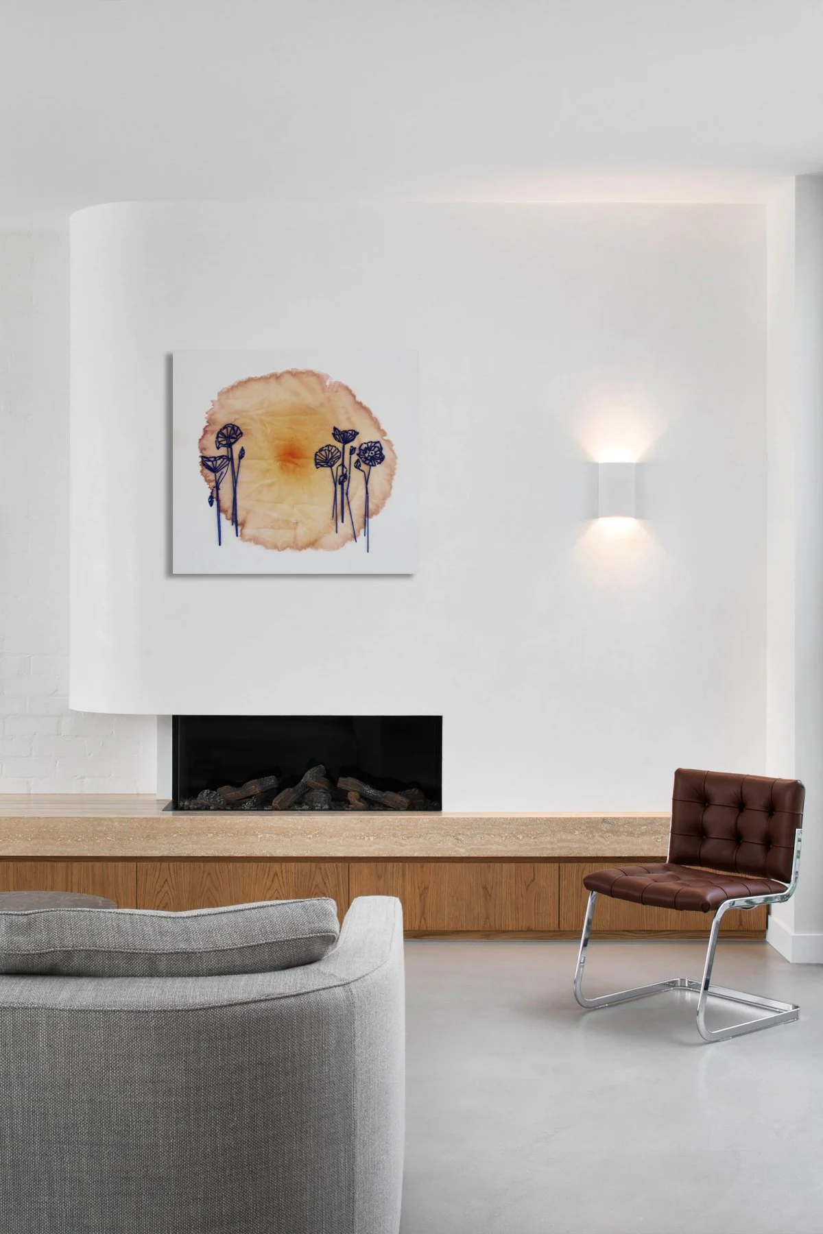  Title: il y a des fleurs partout pour qui veut bien les voir  Size: 20x24 inches  Media: acrylic on coton  Format: 1 inches  Available. Contact us for the price 