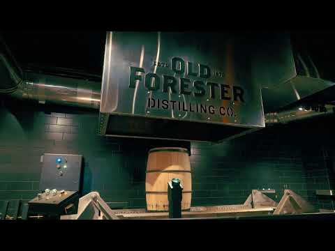 Charred barrels at Old forester