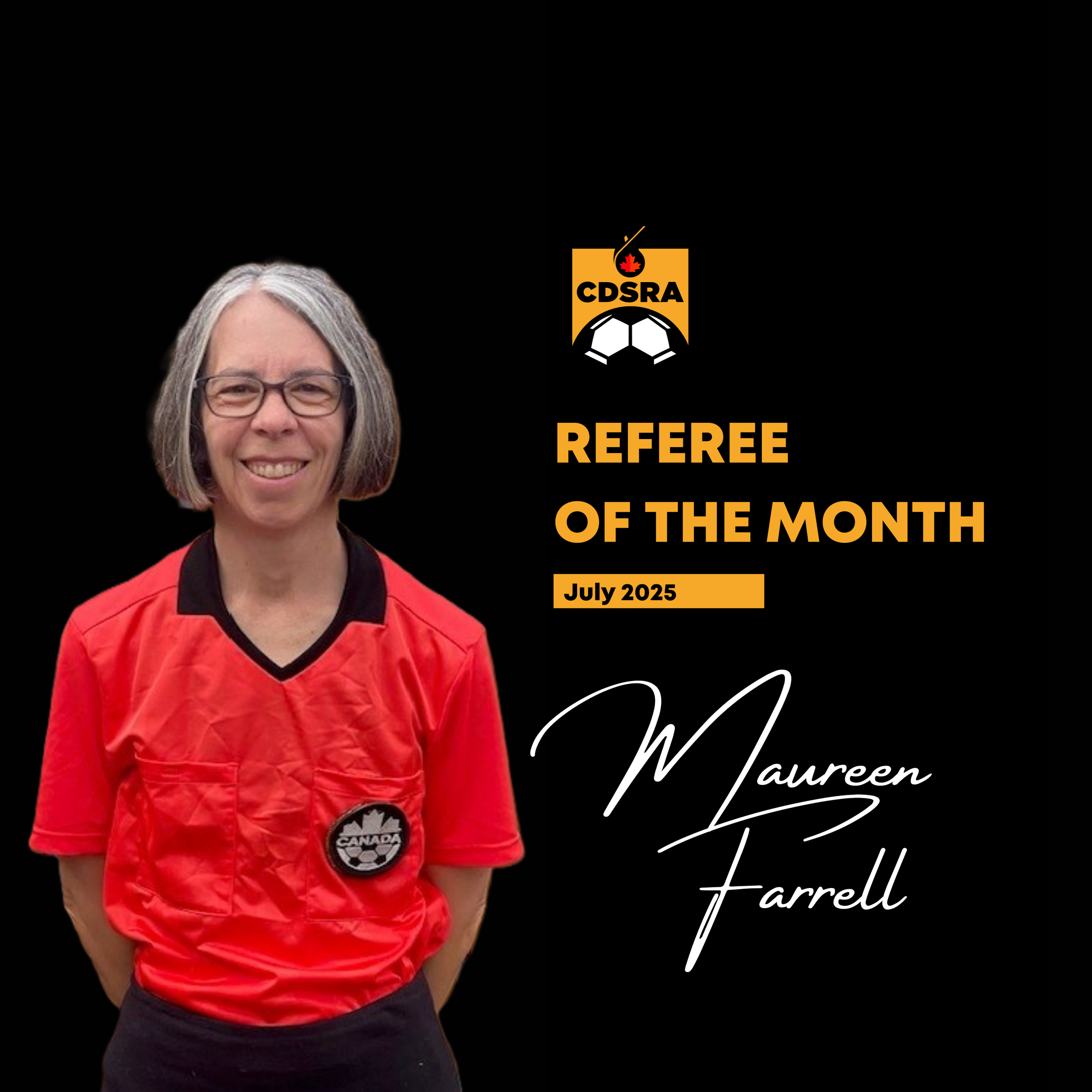 Referee of the Month: Maureen Farrell