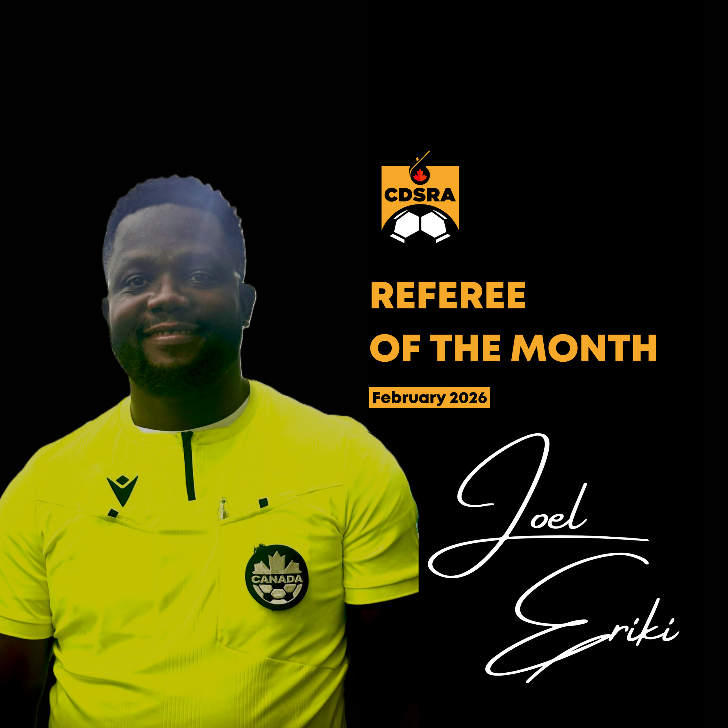Referee of the Month: Joel Eriki
