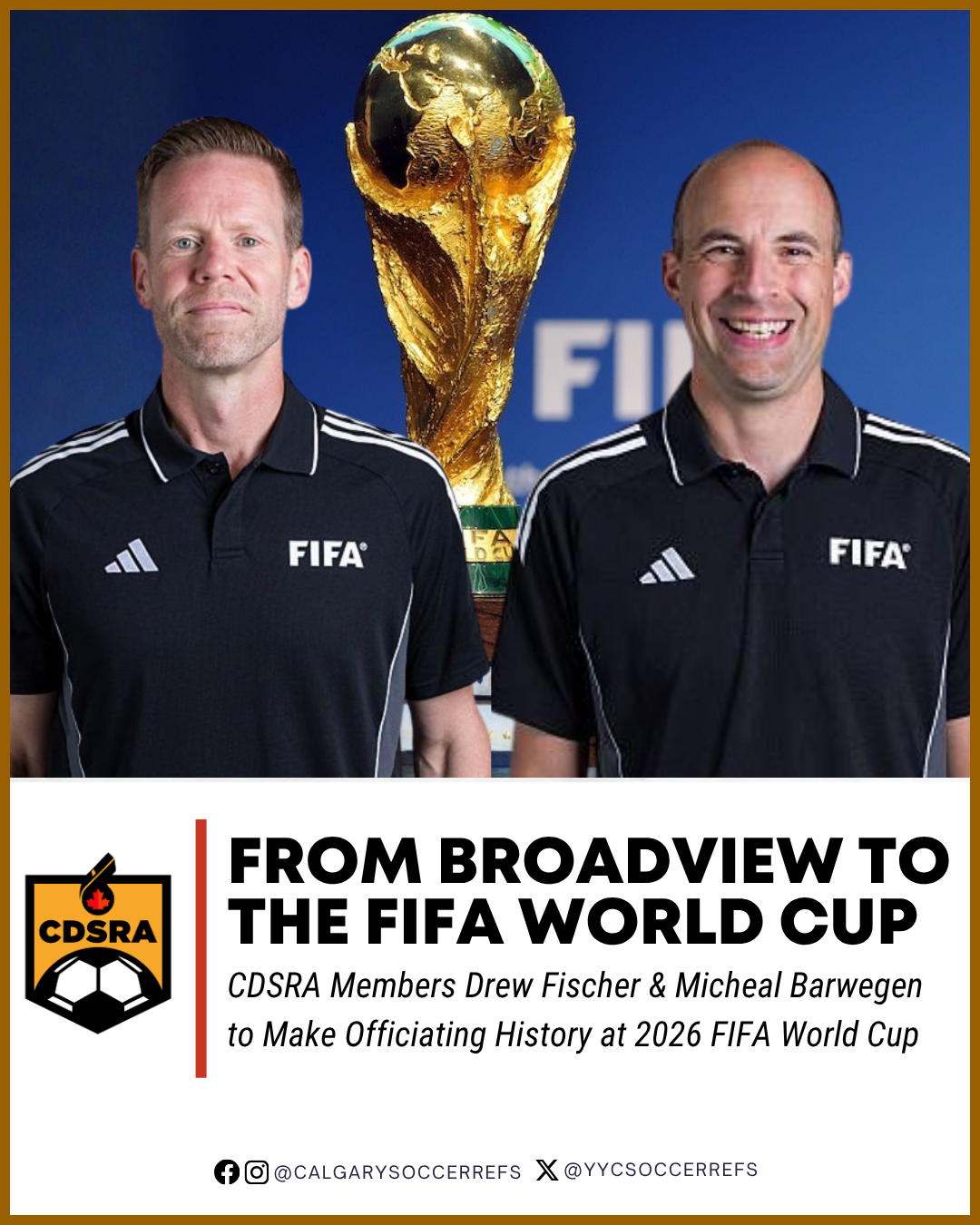 FROM BROADVIEW TO THE FIFA WORLD CUP