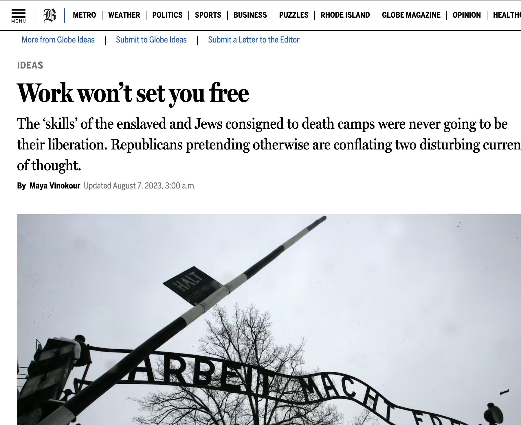 Work won't set you free