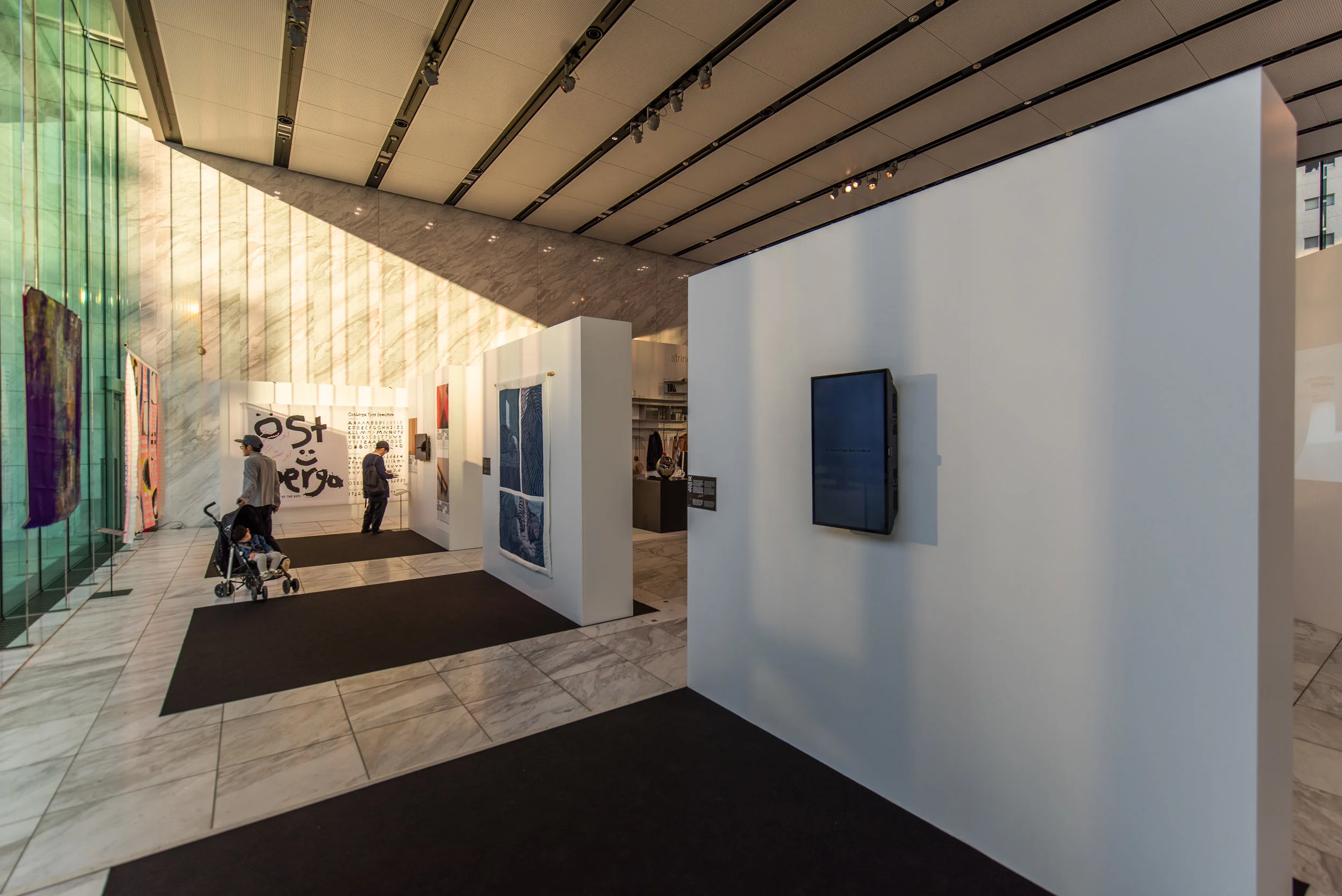 Östberga Type exhibited in Tokyo during Designart Tokyo 2018. Foto: Said Karlsson, Swedish Design Moves Tokyo