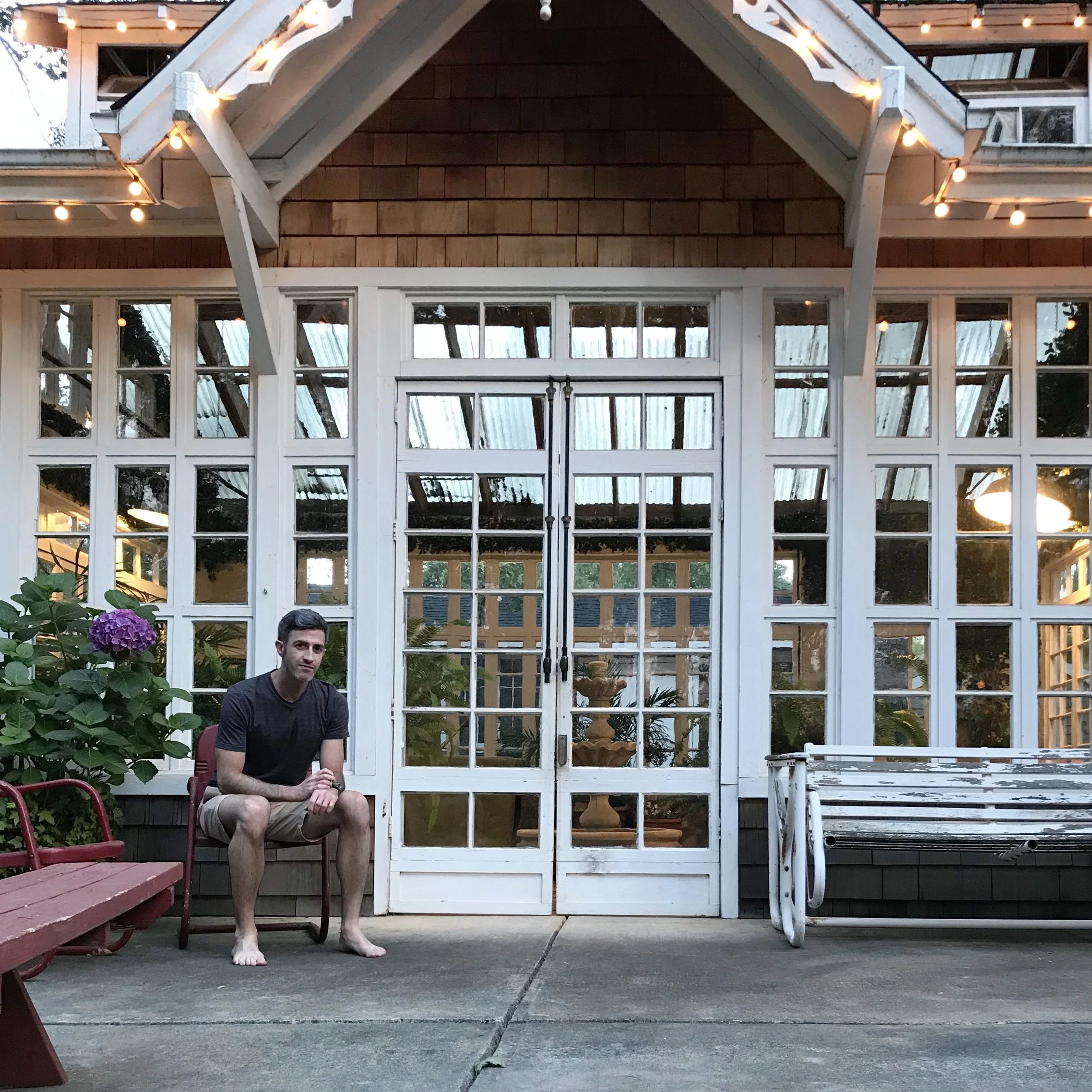 #applewatchselfie: Airbnb Conservatory