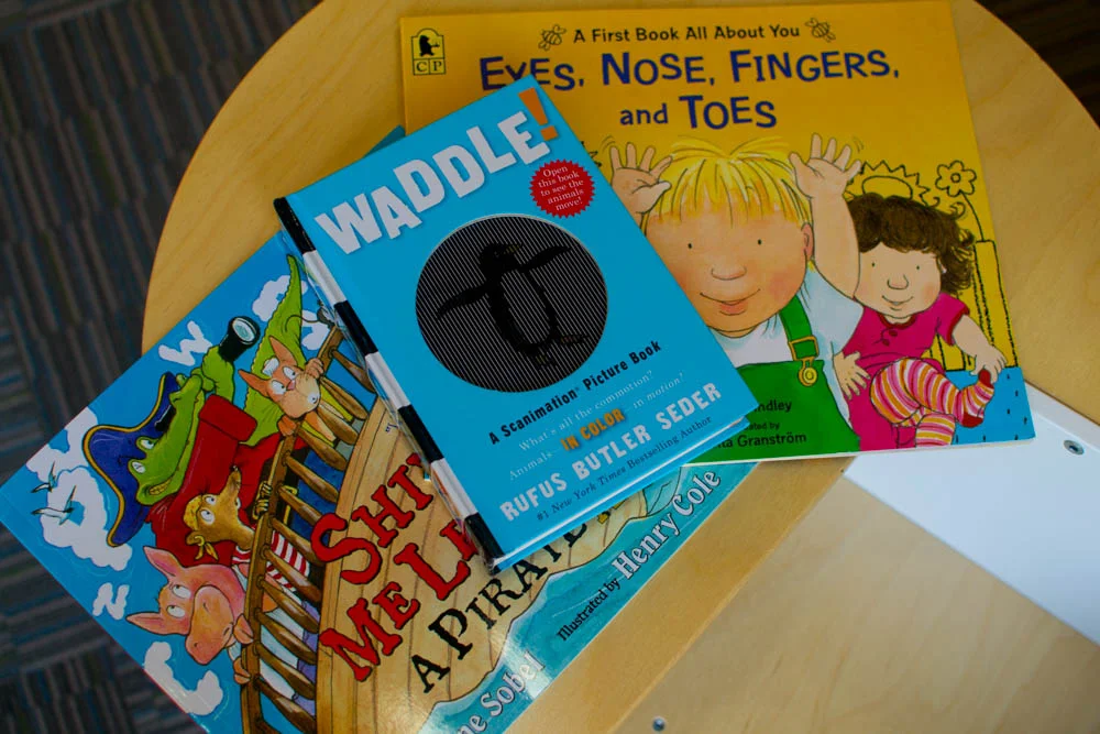 Pittsburgh Pediatric Dentist Playroom Books