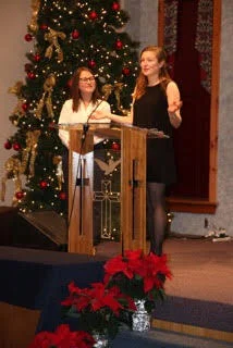 Directors Ali and Sophie at the AFF’s Second Annual Winter Event