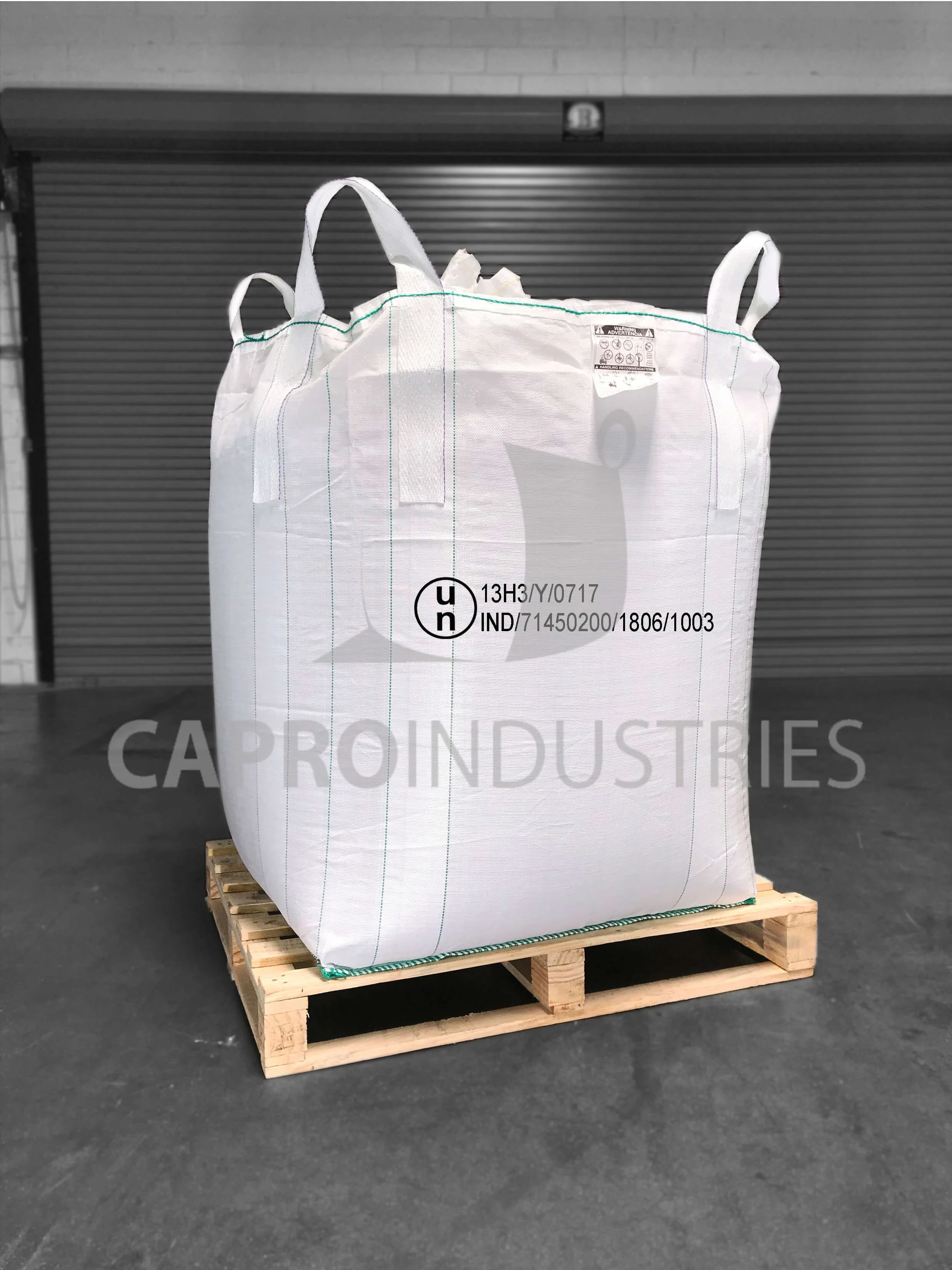 UN HAZMAT skirt plain with Liner FIBC Bulk Bags