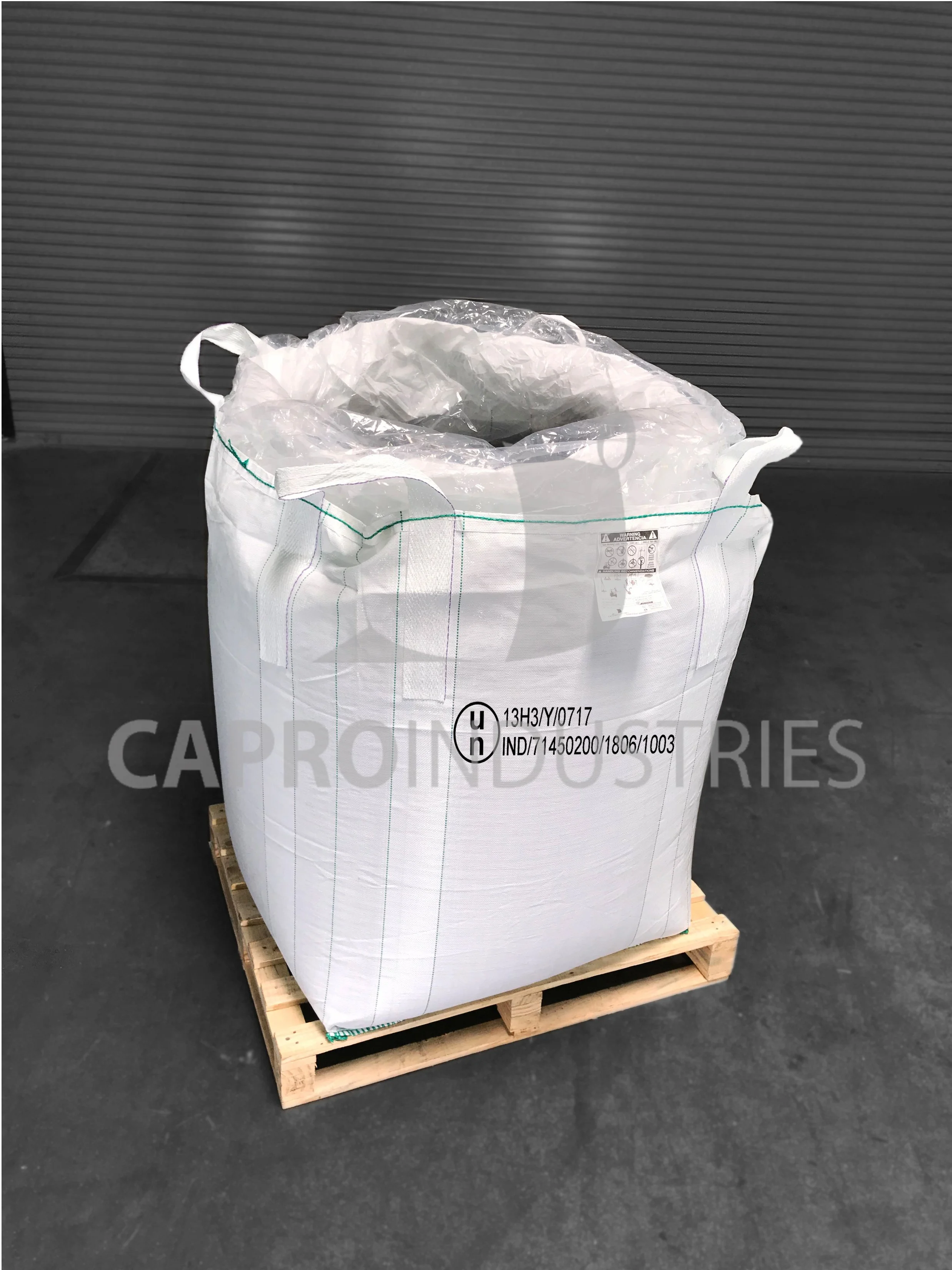 UN HAZMAT skirt plain with Liner FIBC Bulk Bags