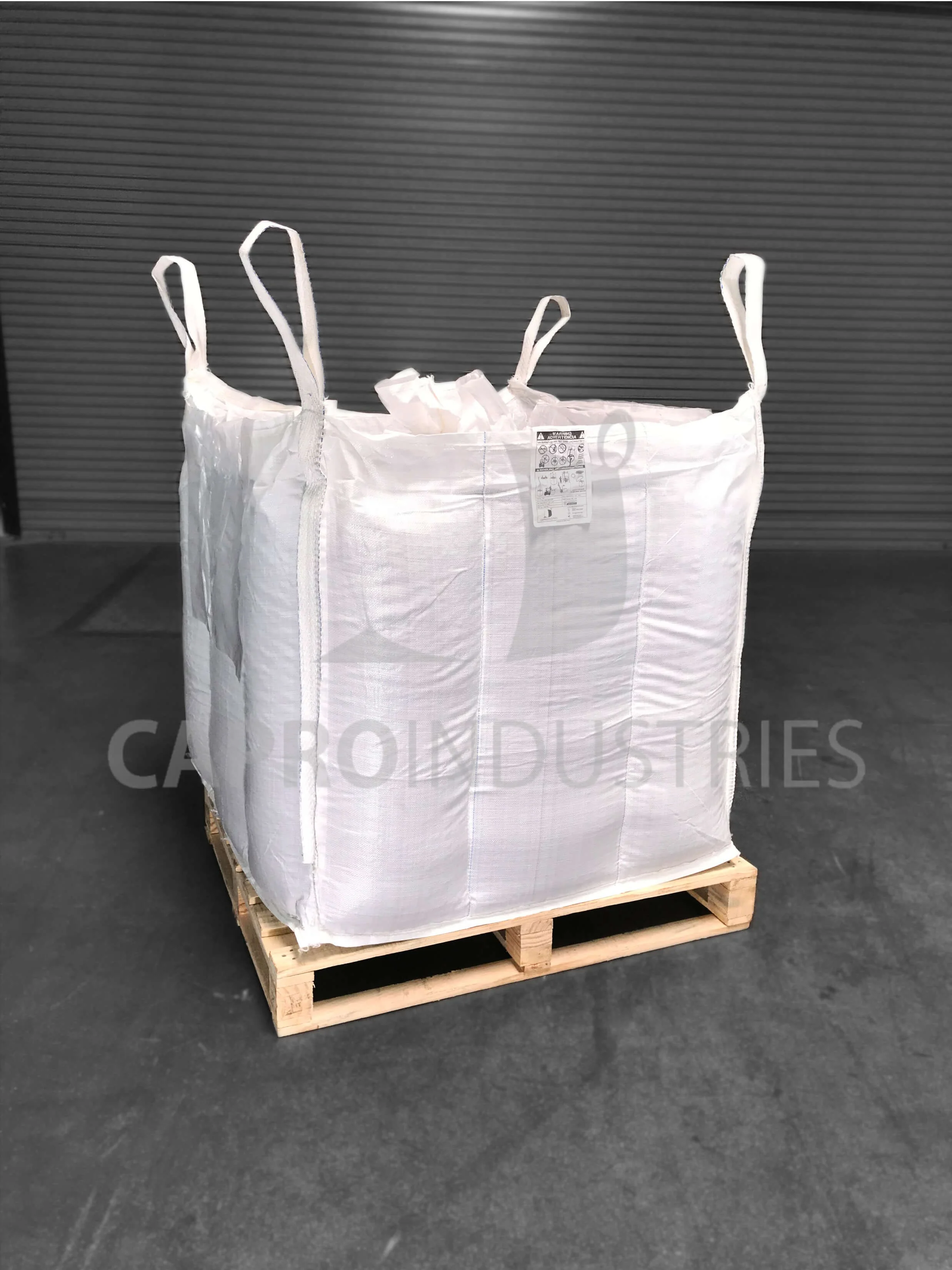 Baffle Uncoated Spout Spout FIBC Bulk Bags