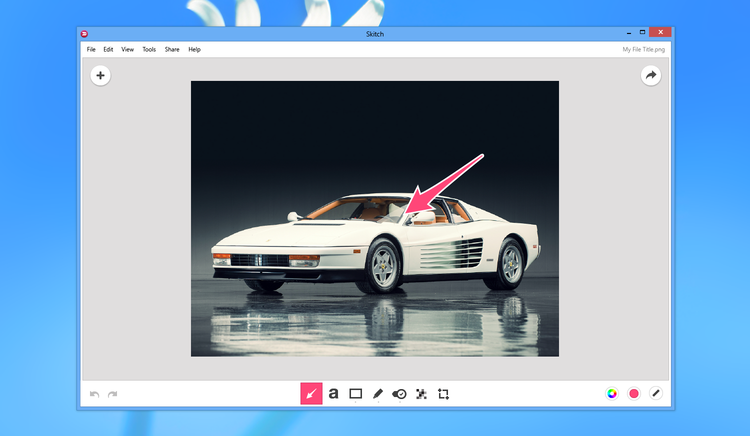 Overview mockup of the interface. Bonus points if you recognize the car. =)