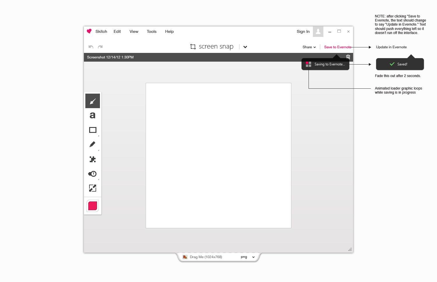 Saving to Evernote
