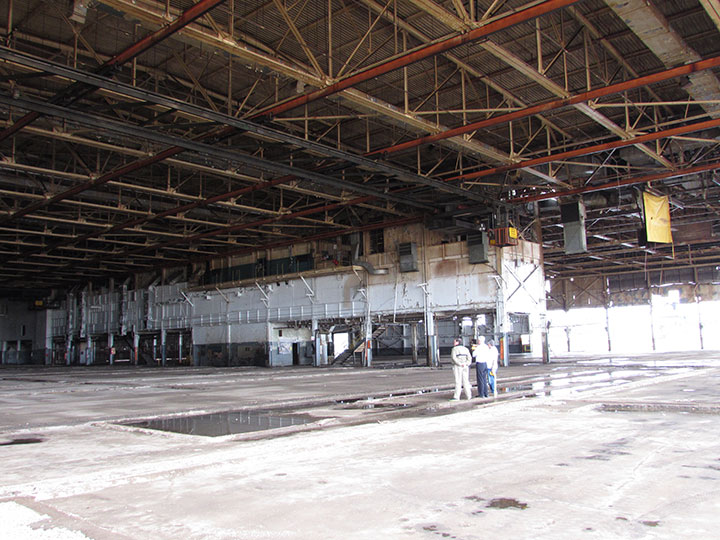 ALthough a portion of the factory has been "saved," there is still much work to be done to turn it into a museum.