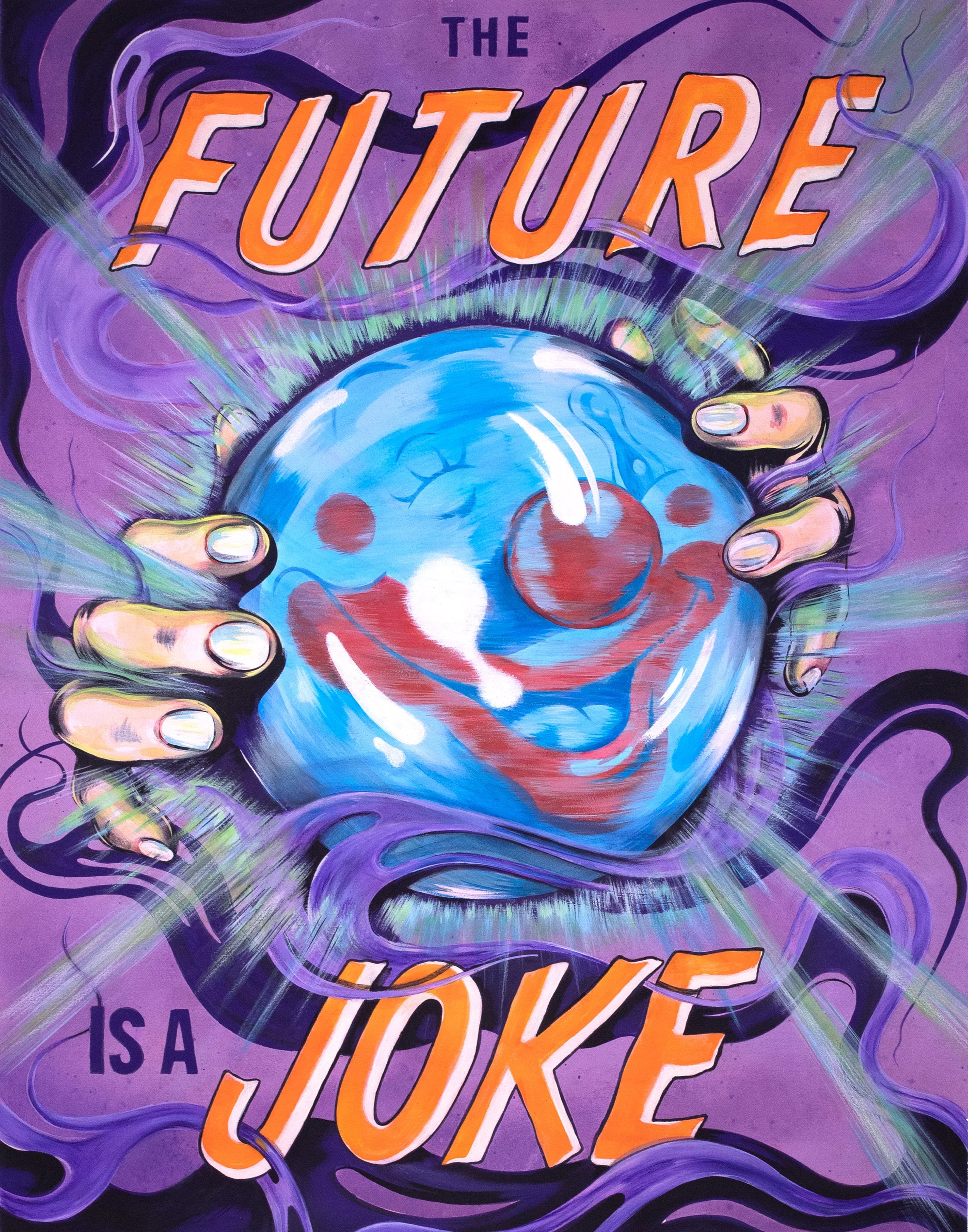 mixed media on rag paper. 22”x30”