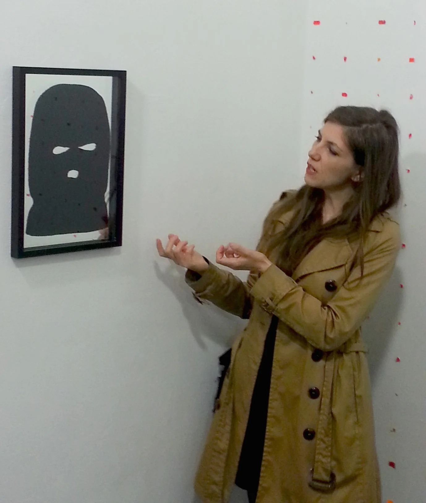Curator's tour & talk, artist Alexandra Baumgartner / Photo (c) Katharina Schilling