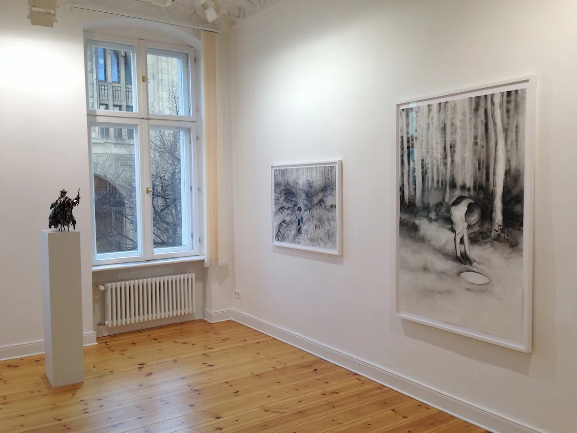 Exhibition view Works by Olivia Berckemeyer and Clement Page