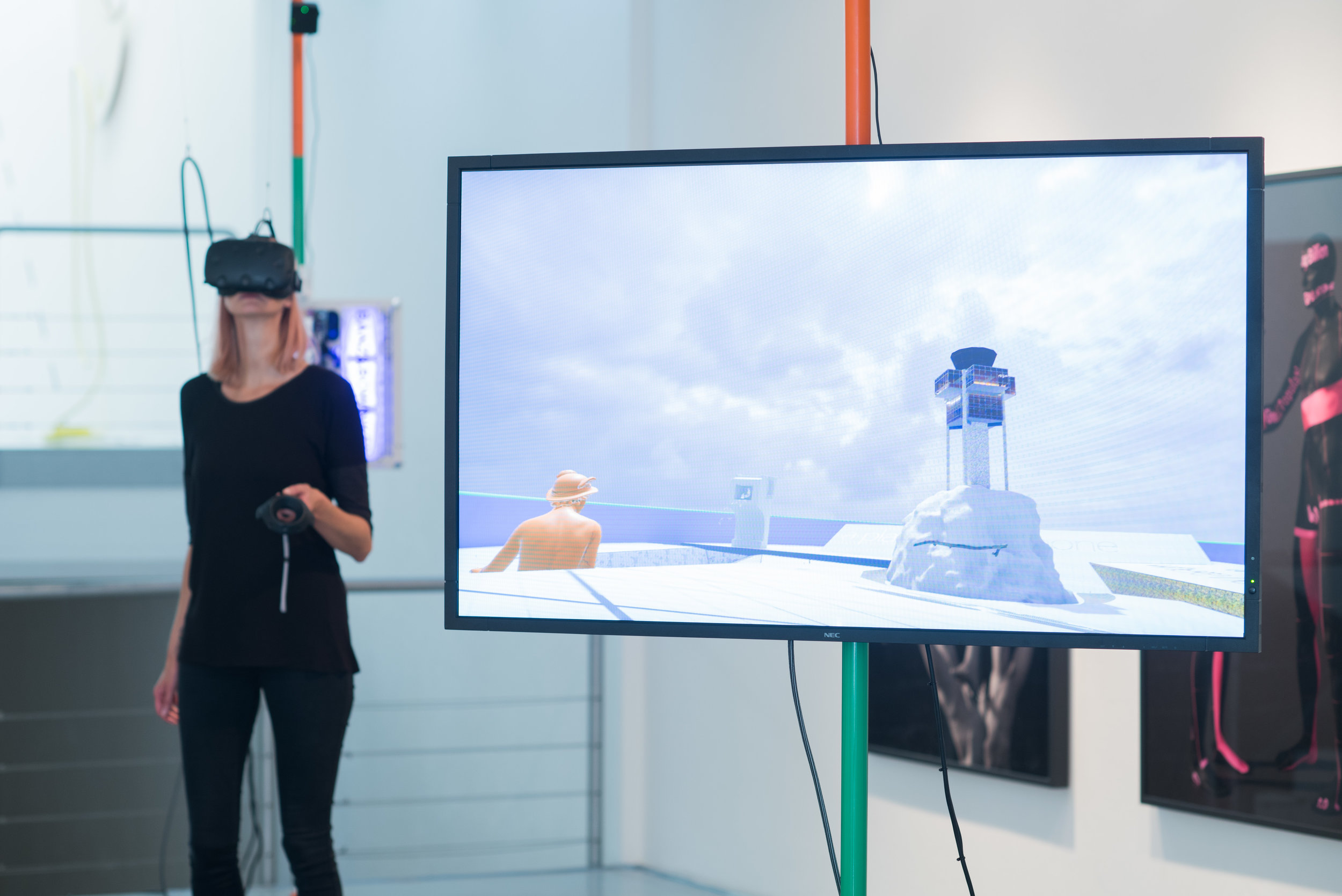 Exhibition view RESET III AND VIRTUAL REALITY, photo by Nathan Ishar, installation by Banz & Bowinkel