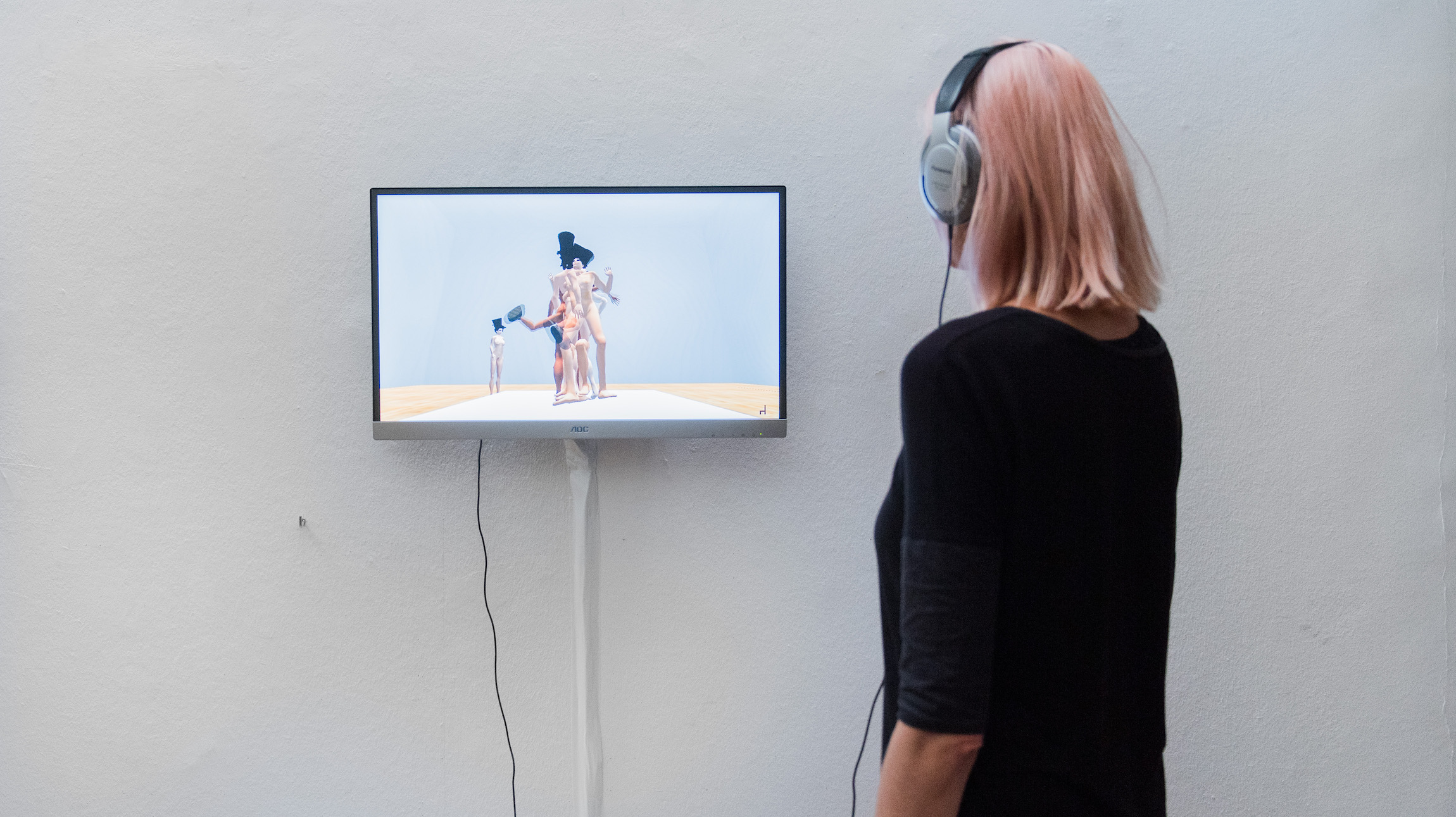 Exhibition view RESET III AND VIRTUAL REALITY, photo by Nathan Ishar / Artwork by Gazira Babeli