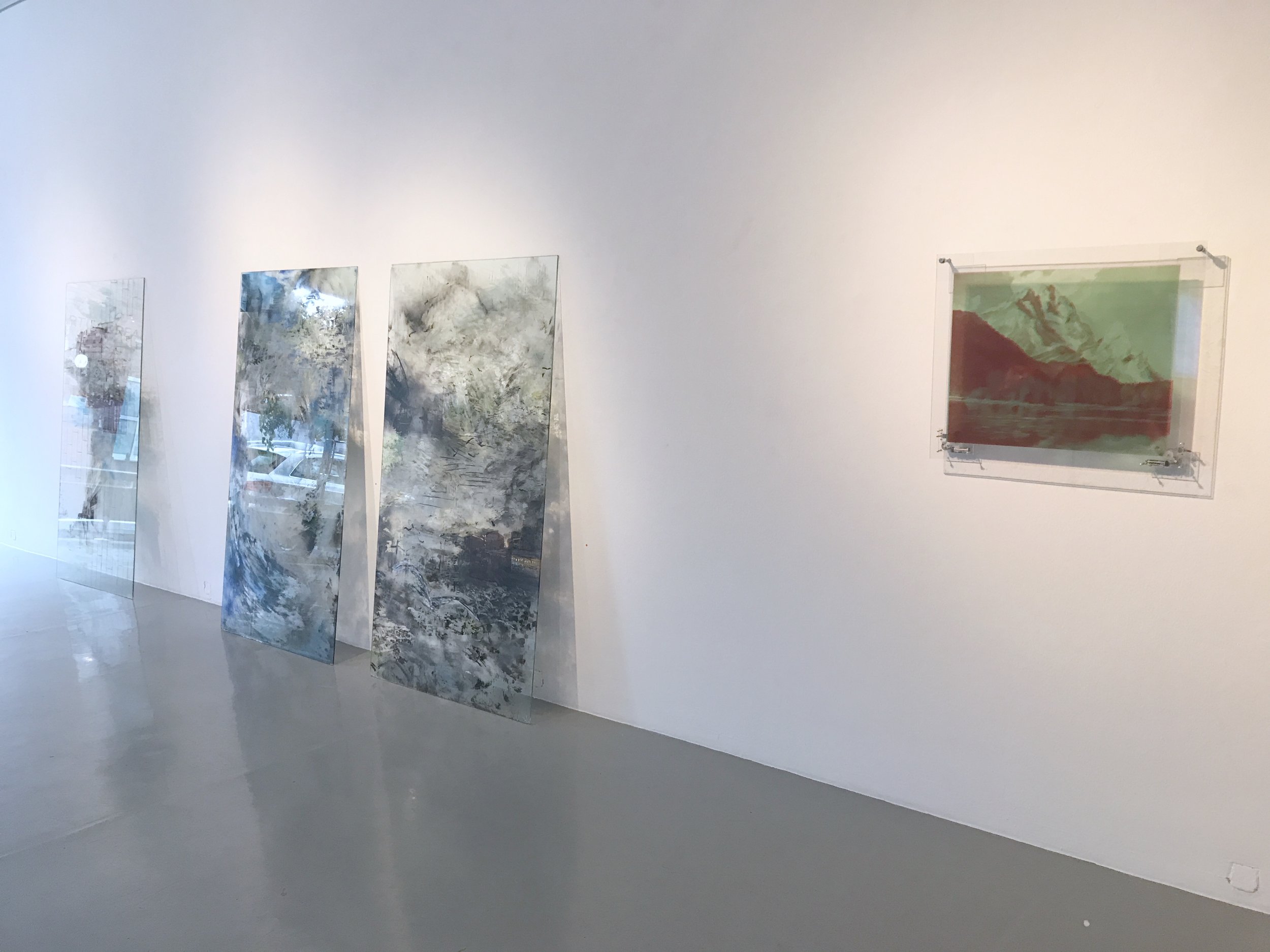 Exhibition view RESET III AND VIRTUAL REALITY, artworks by Carla Mercedes Hihn and Judith Sönnicken