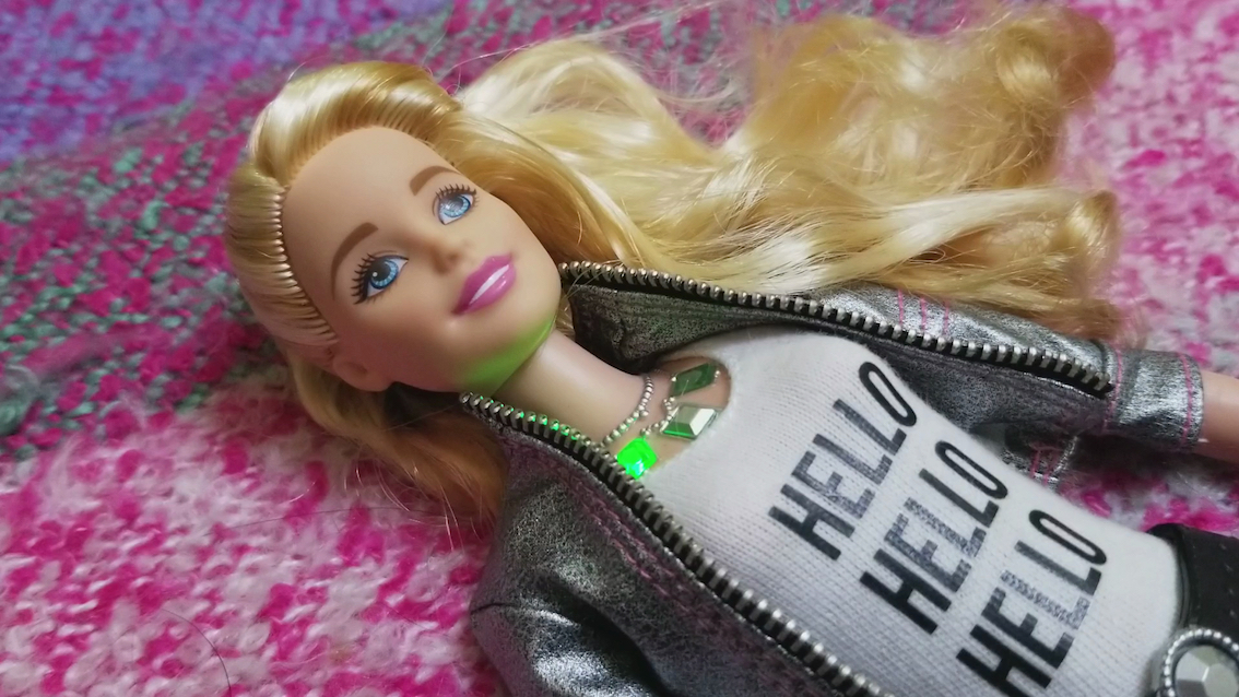 Faith Holland, Hello Barbie, video and interactive installation, 2018 © the artist