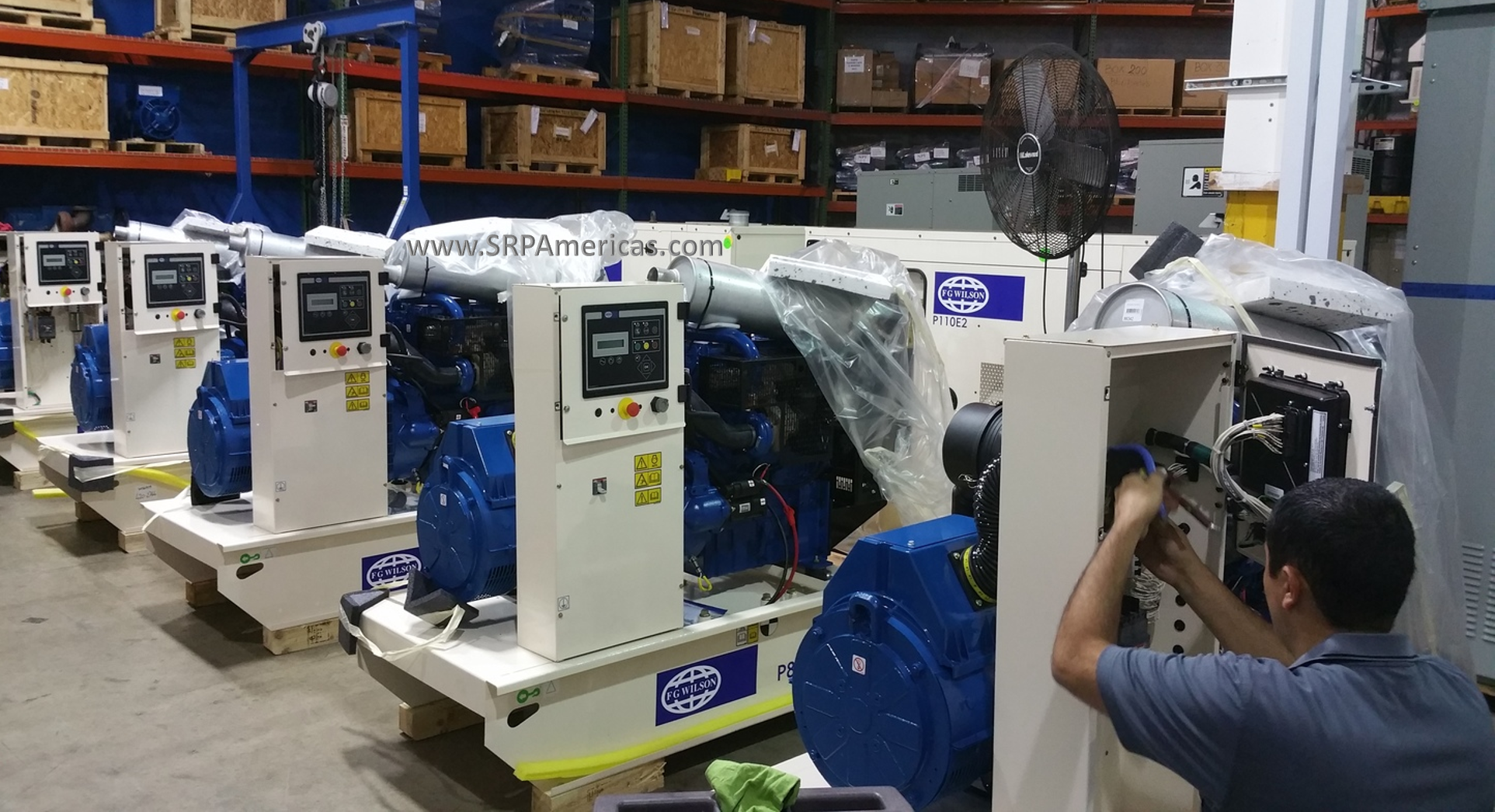 FG Wilson Gensets ready to ship.