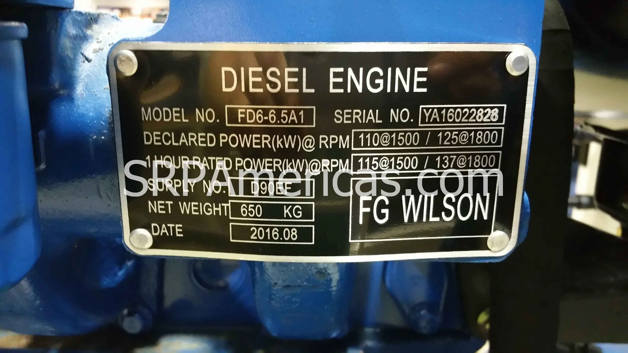 FG Wilson F125-1