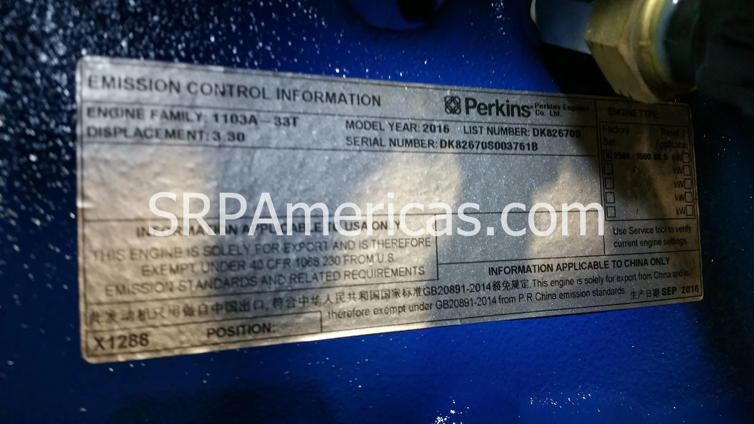 FG Wilson P50-5S
