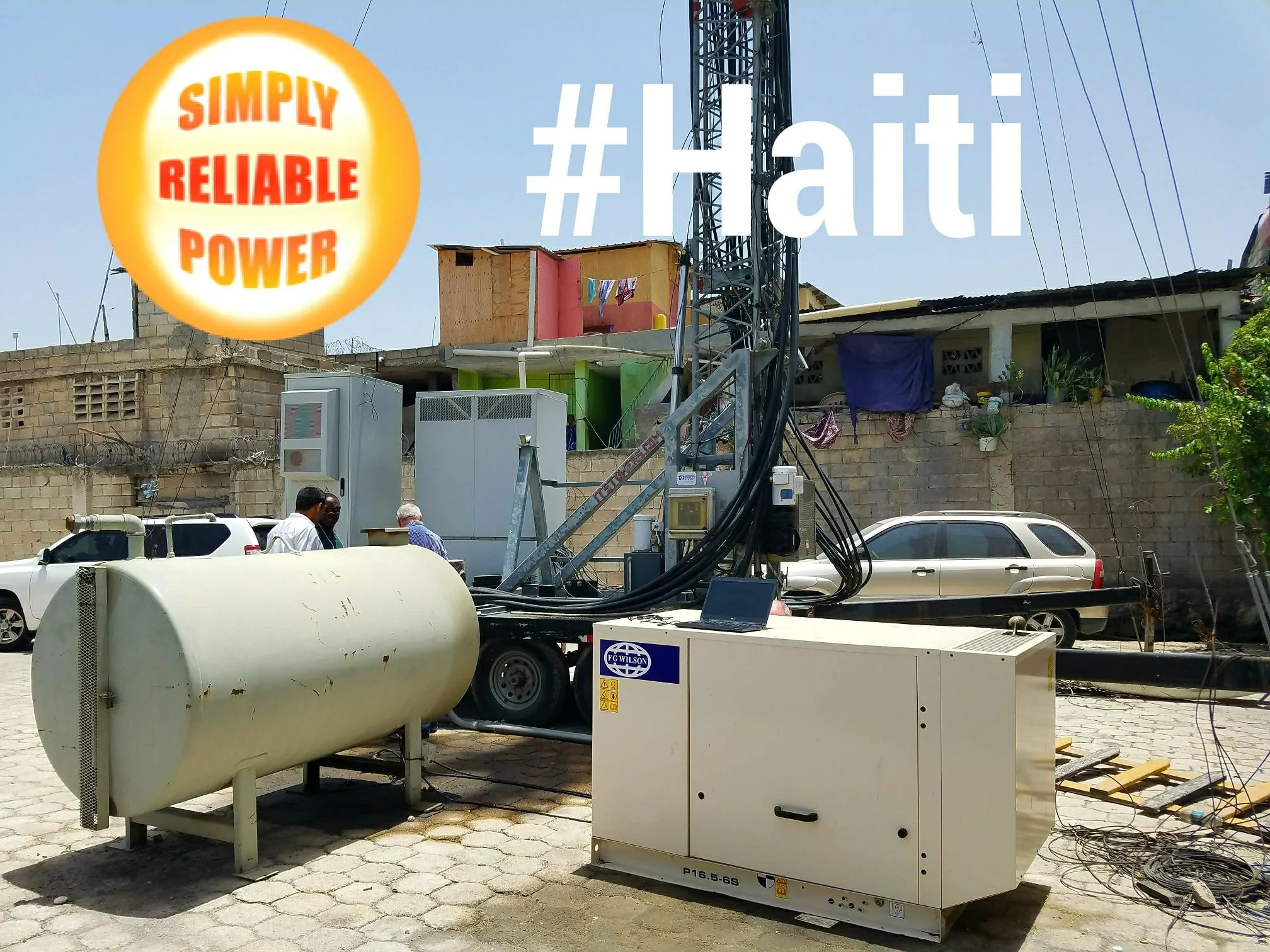FG Wilson Generators in Haiti