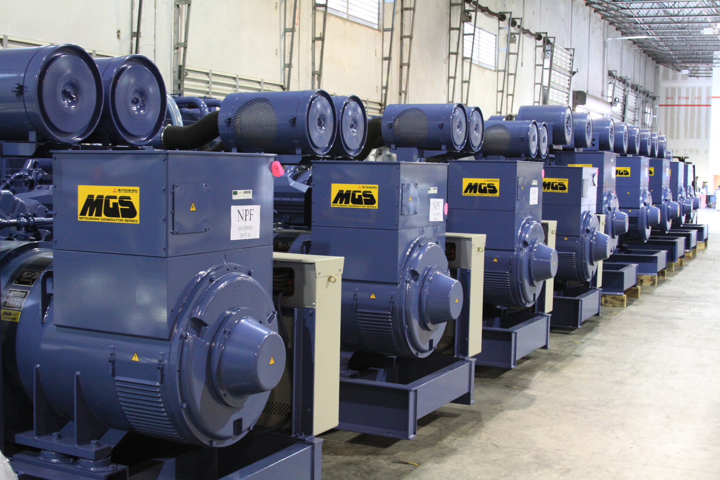 Mitsubishi Generators MGS Series available in The Bahamas