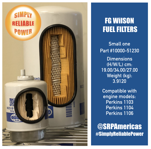 FG Wilson Filters for generators in The Bahamas