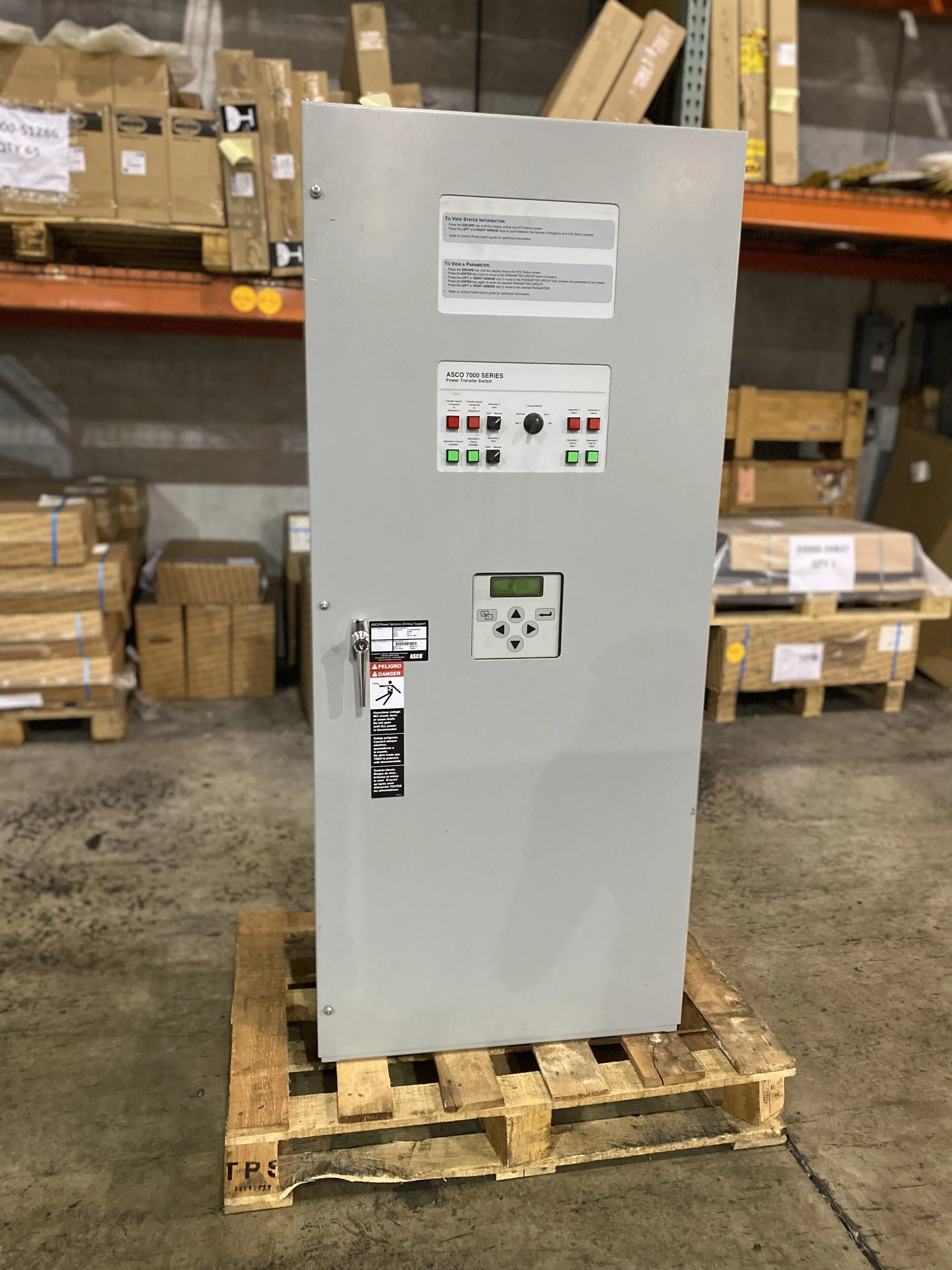ASCO 7000 Series Generator to Generator Transfer Switch Prime