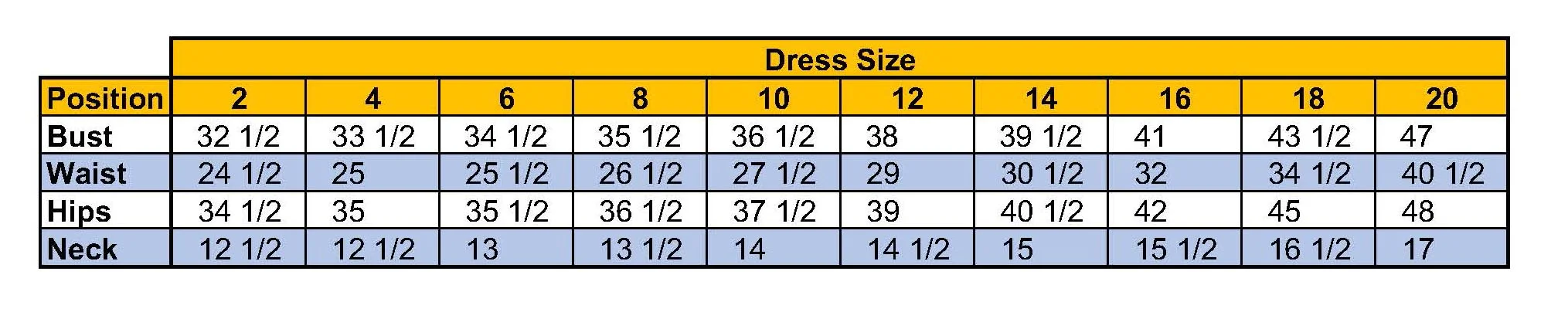 NOTE: All measurements shown are in Inches. ACONAV garments with a form fit, are generally designed to the specifications shown here. This size chart can be used as a reference when placing an order for any garment. It is suggested that proper measurements be taken to ensure the best overall fit to any garment. Below is a worksheet to assist you in providing measurements when placing an order.