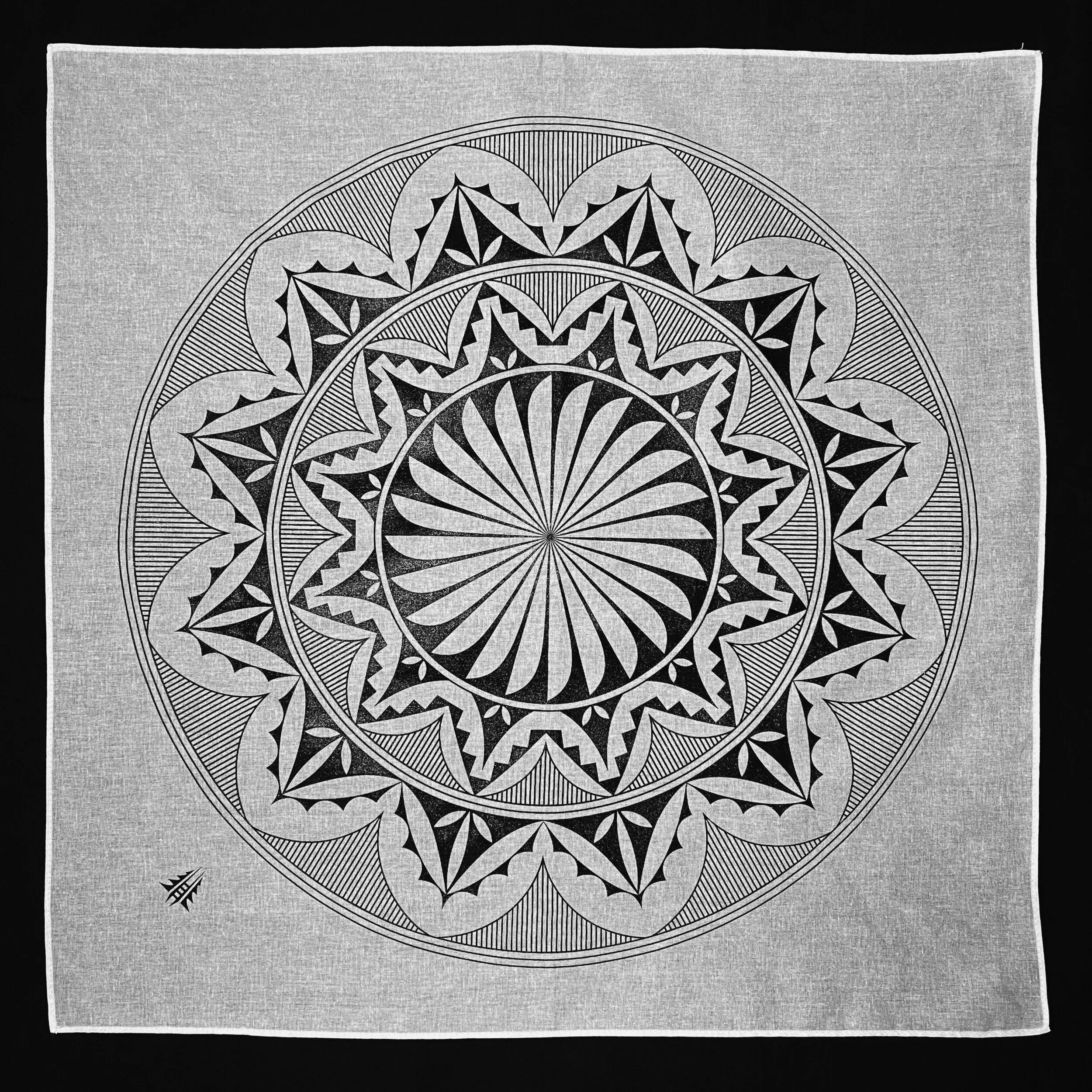 revolve cotton bandana white