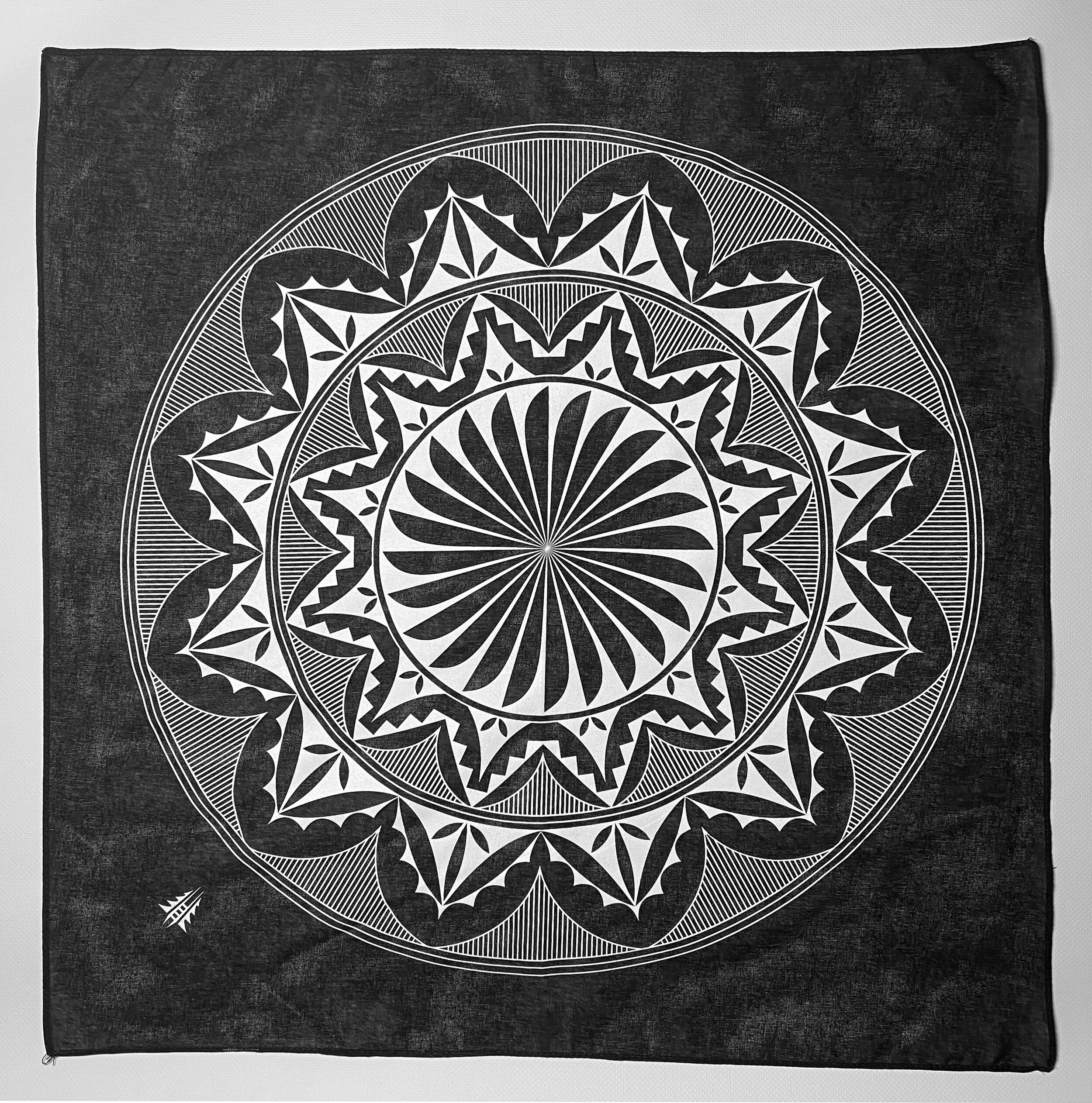 revolve cotton bandana black