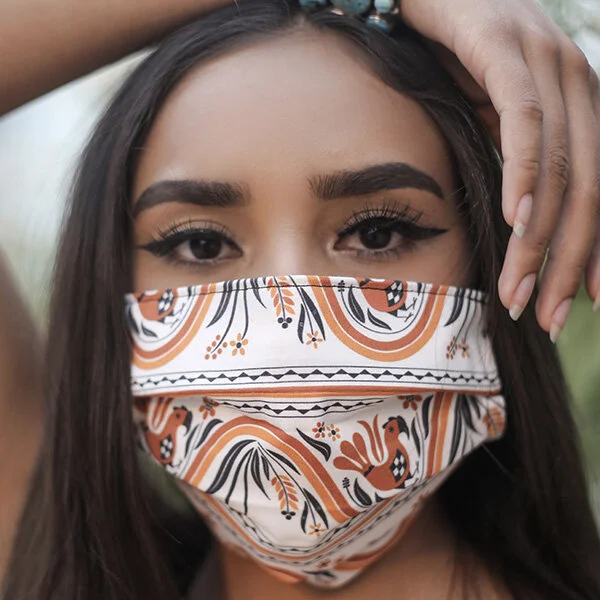 ACONAV Pottery Print Face Mask 100 Cotton — ACONAV