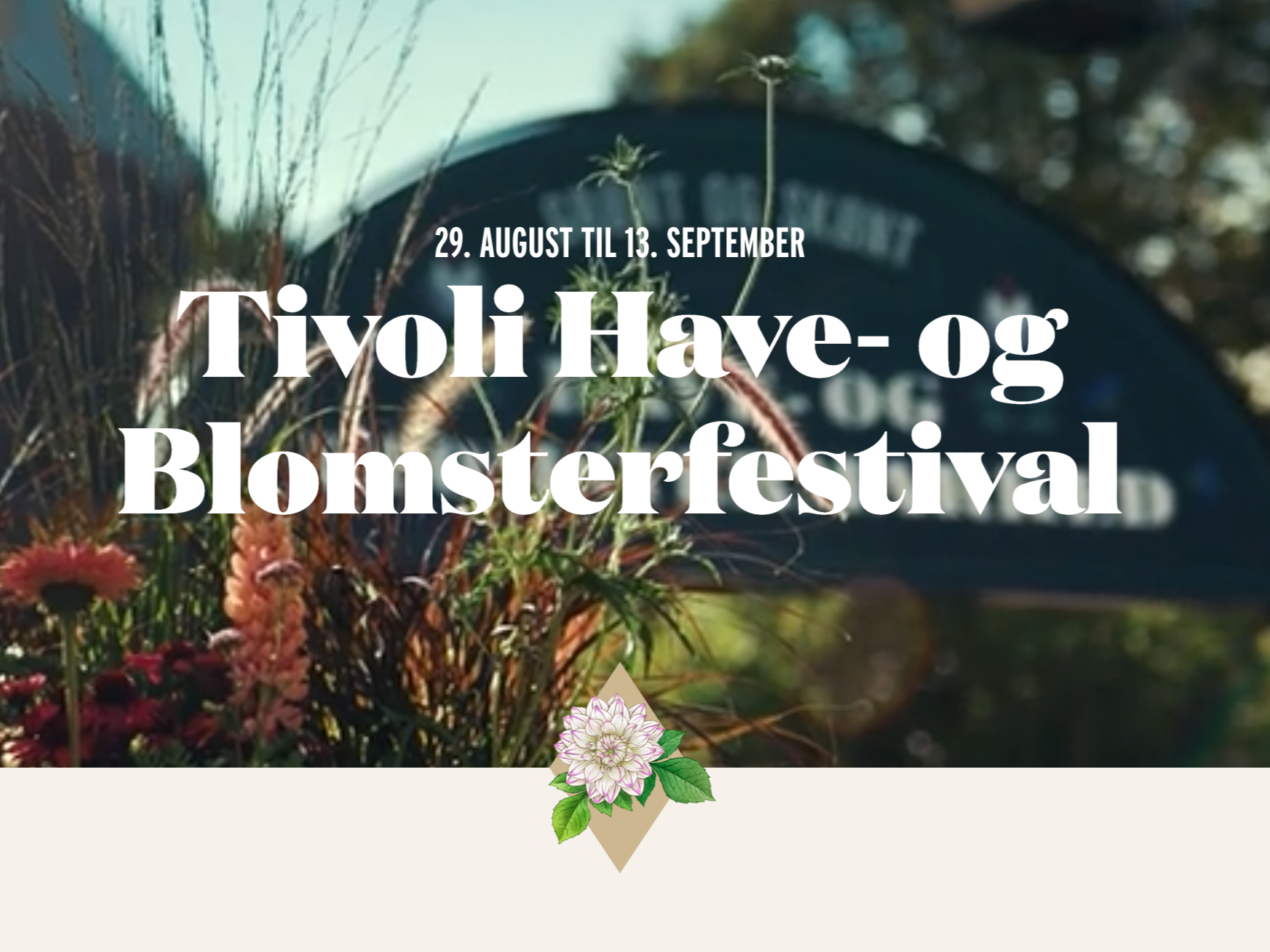 Klar til 16 dage med blomstermagi og keramik i tivoli?