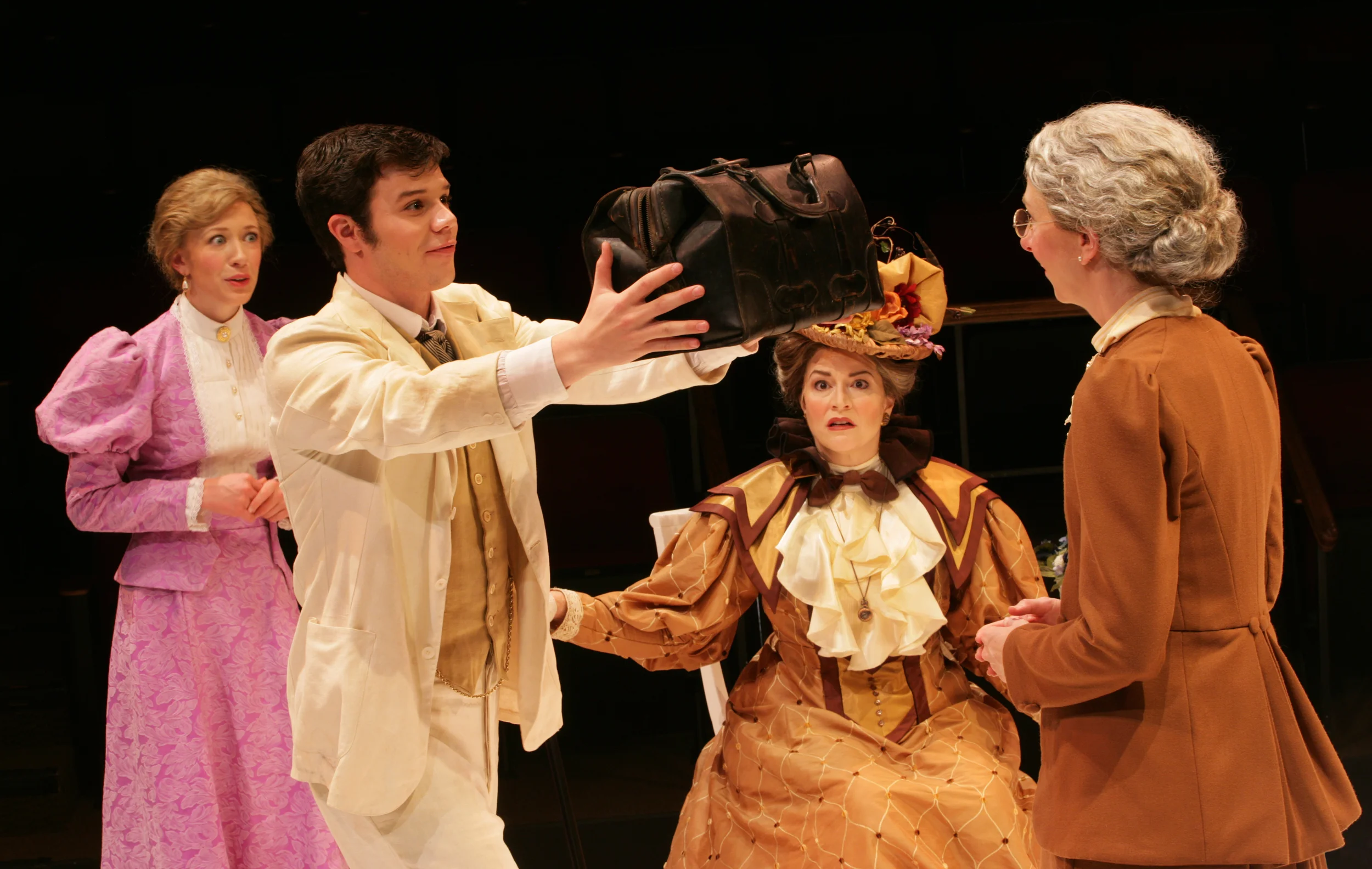 Makeup, Hair, and Wig Designer/Builder for The Importance of Being Earnest for the Mary Moody Northen Theatre. 