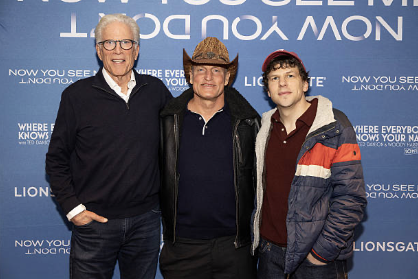  Grooming for Ted Danson and Jesse Eisenberg: Tara Cooper. Photo by Rick Kern.  