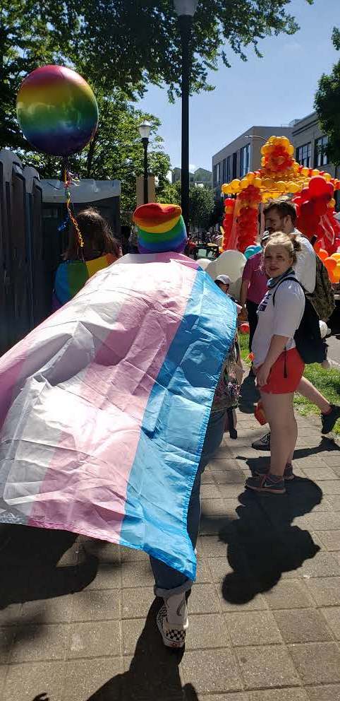 Superheroes were everywhere at Pride.