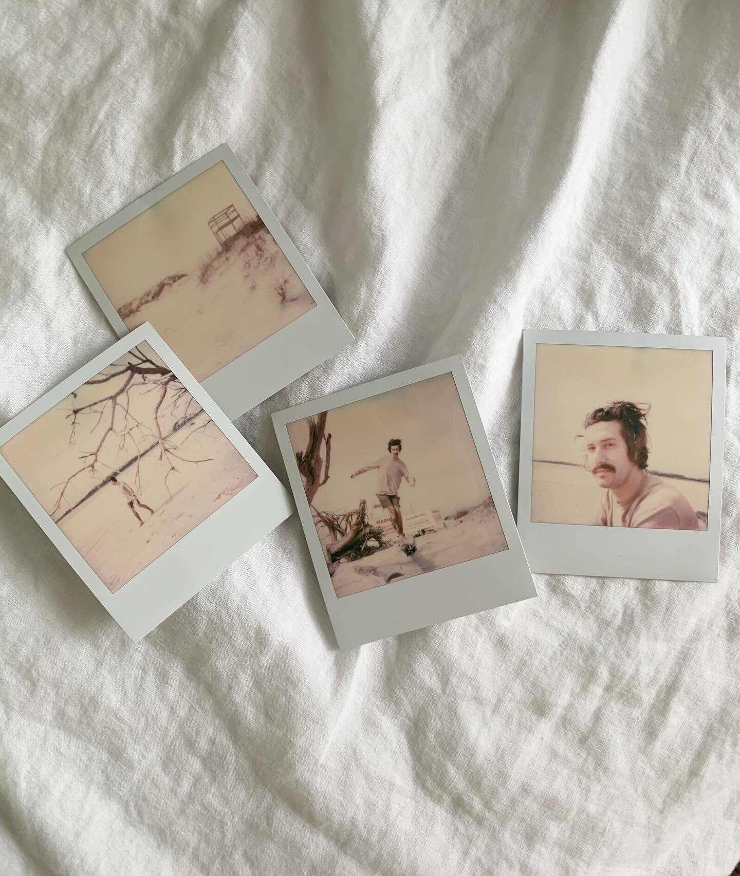 Our 11 month old LOVES looking through our @polaroid albums so we bought more for him to fill&hellip; which reminded me to mention to you guys that you can add these to your portrait package! These photos of my husband are from a few years back &amp;