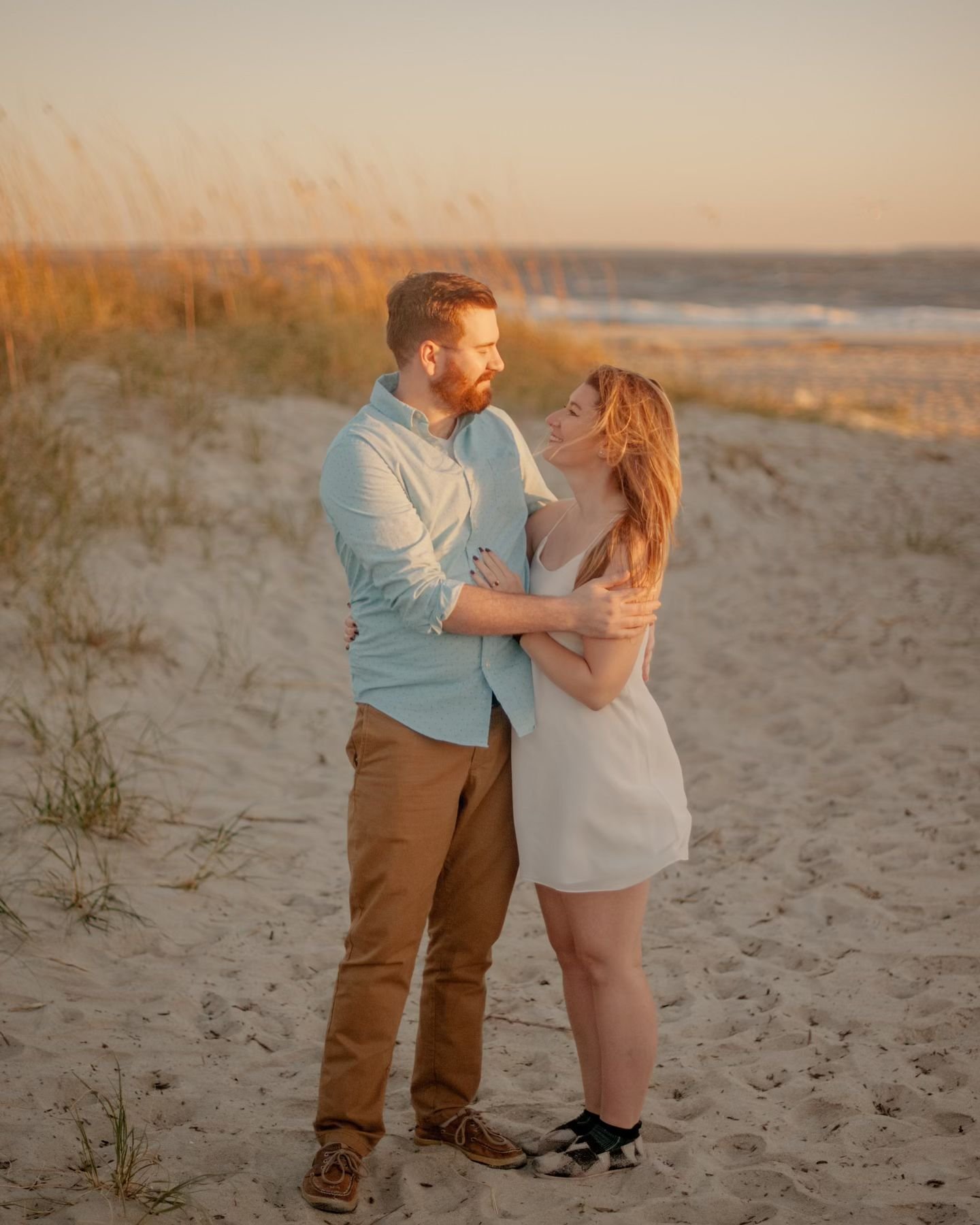 She said yes under the golden sunrise 🌅 A huge congrats to David &amp; Savannah! It was an honor to photograph your big moment 🤍🥂