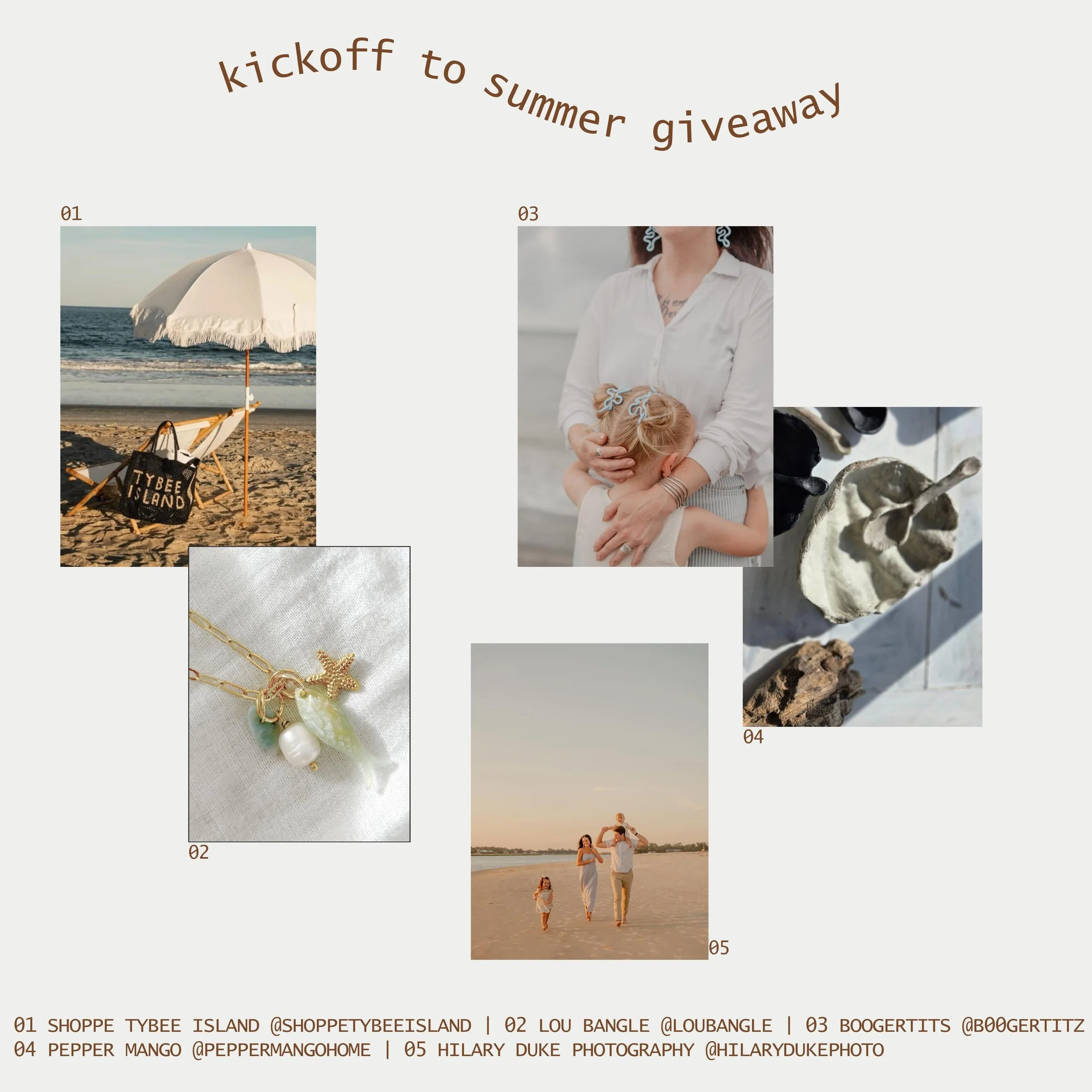 Kickoff to summer 2k GIVEAWAY ~ I am celebrating reaching over 2k followers with a basket of  thoughtfully curated goodies for you. A perfect kickoff to the summer season. My favorite time of year! 🐚

Offering: 
@shoppetybeeisland beach tote 
@louba