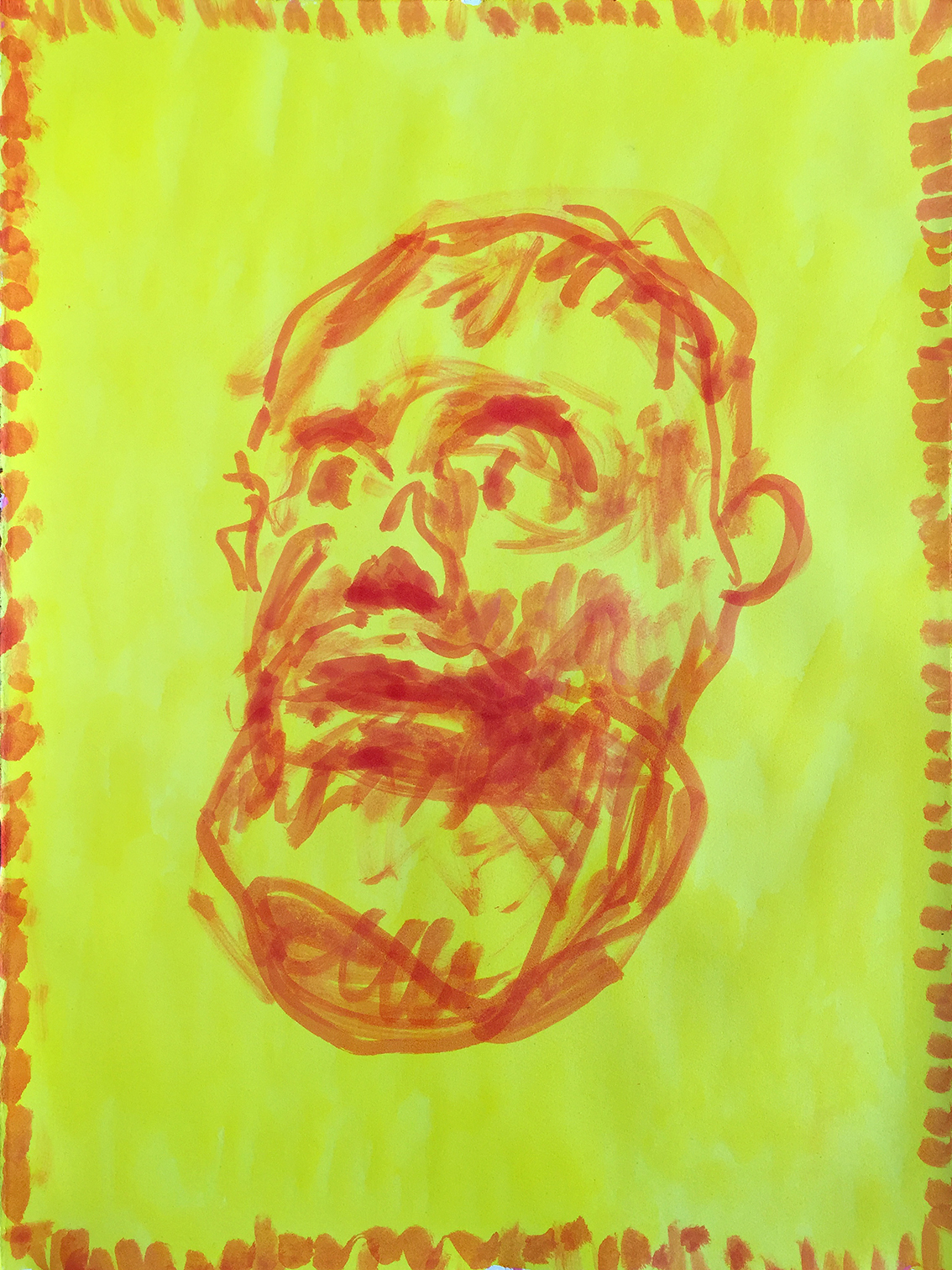 Man With Yellow Background