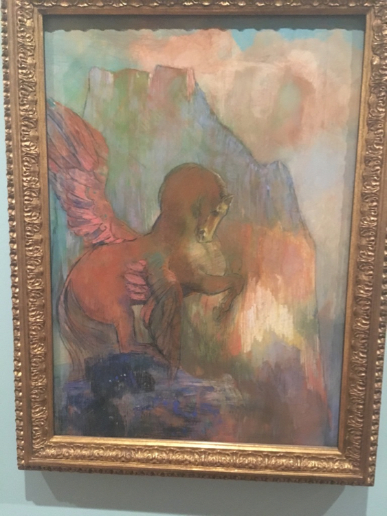 "Pegasus" by Odilon Redon. 